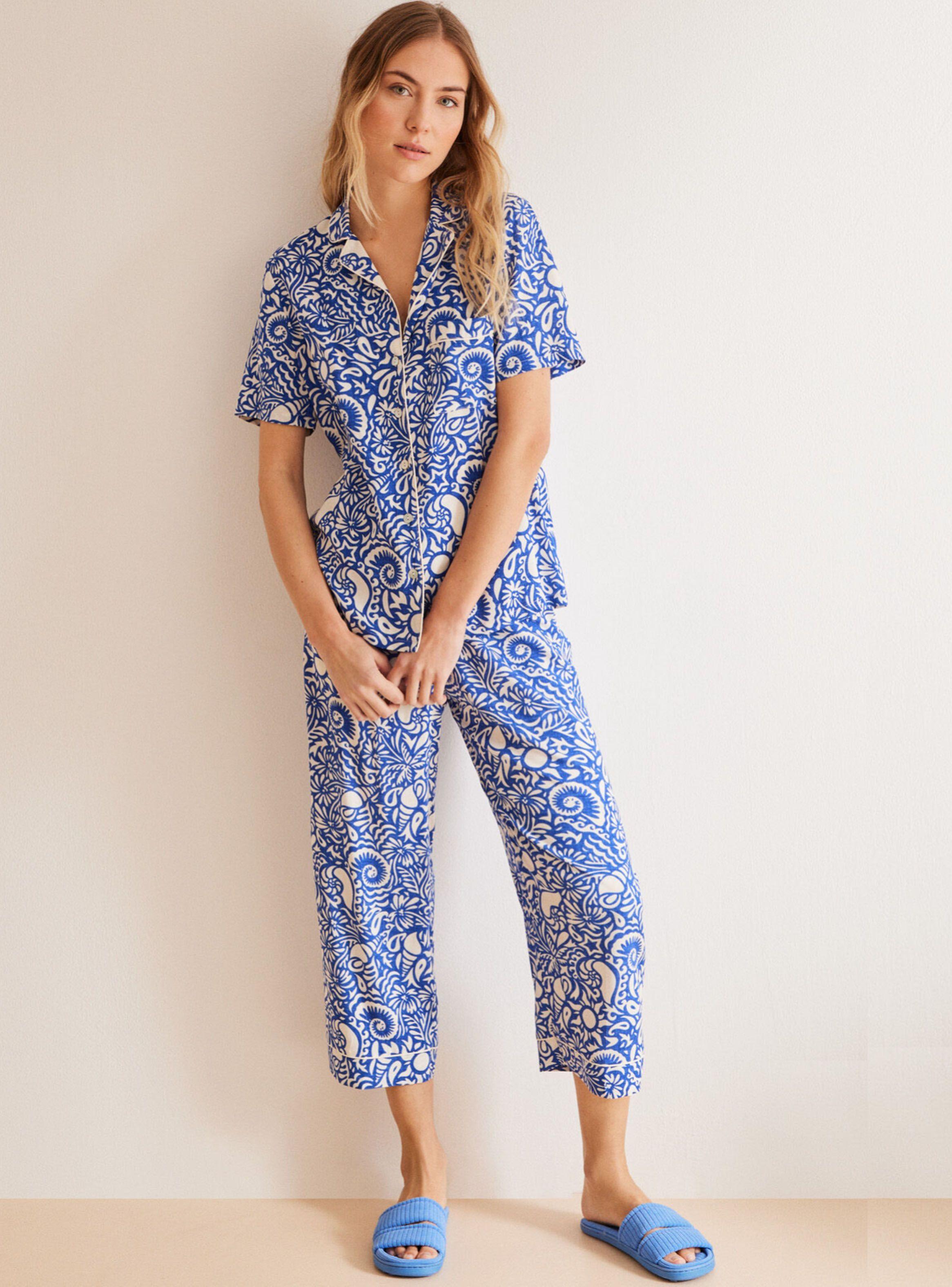 Pijama Camisero Capri Conchas-0