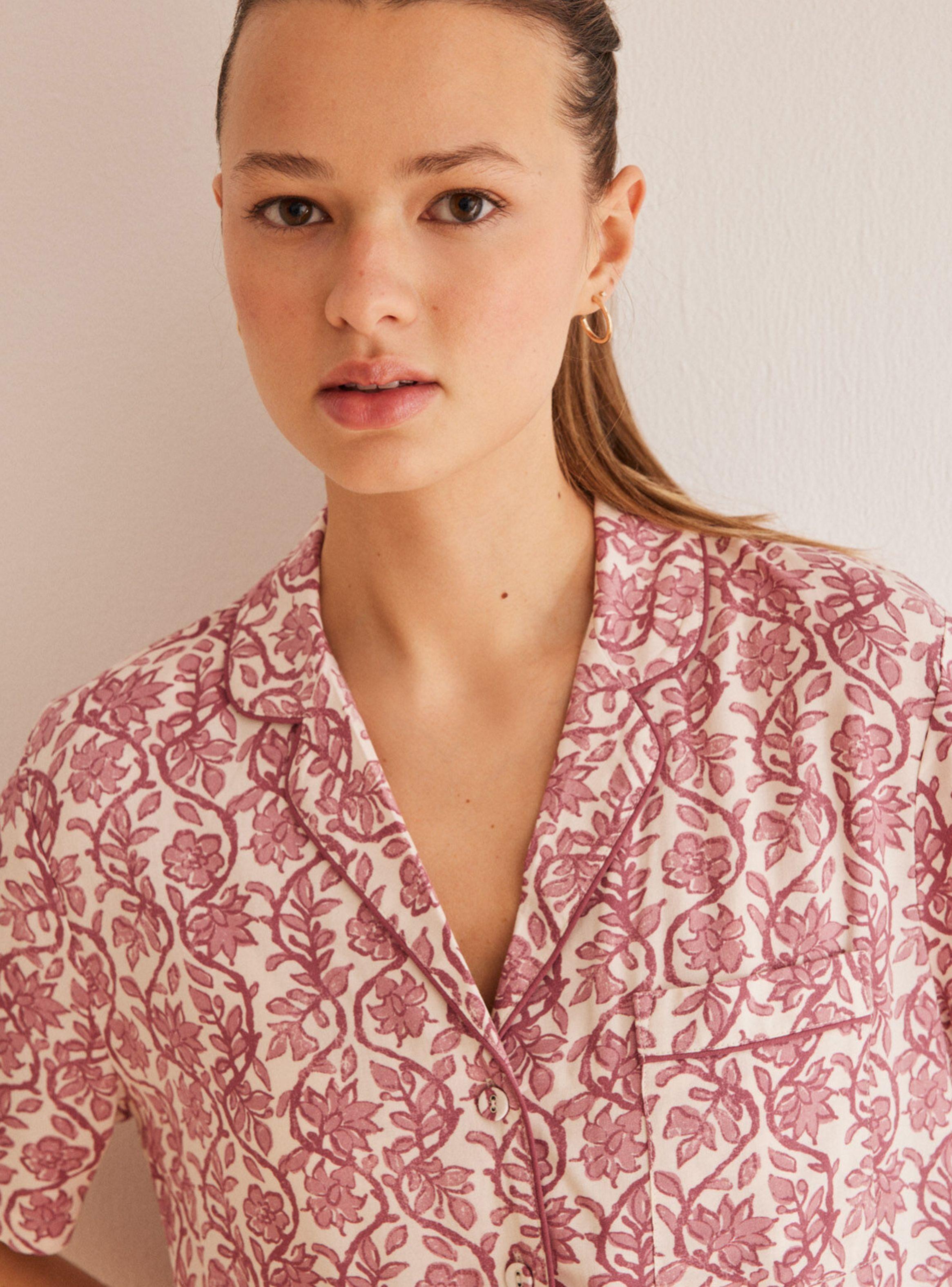 Pijama Camisero Allover Boho-2