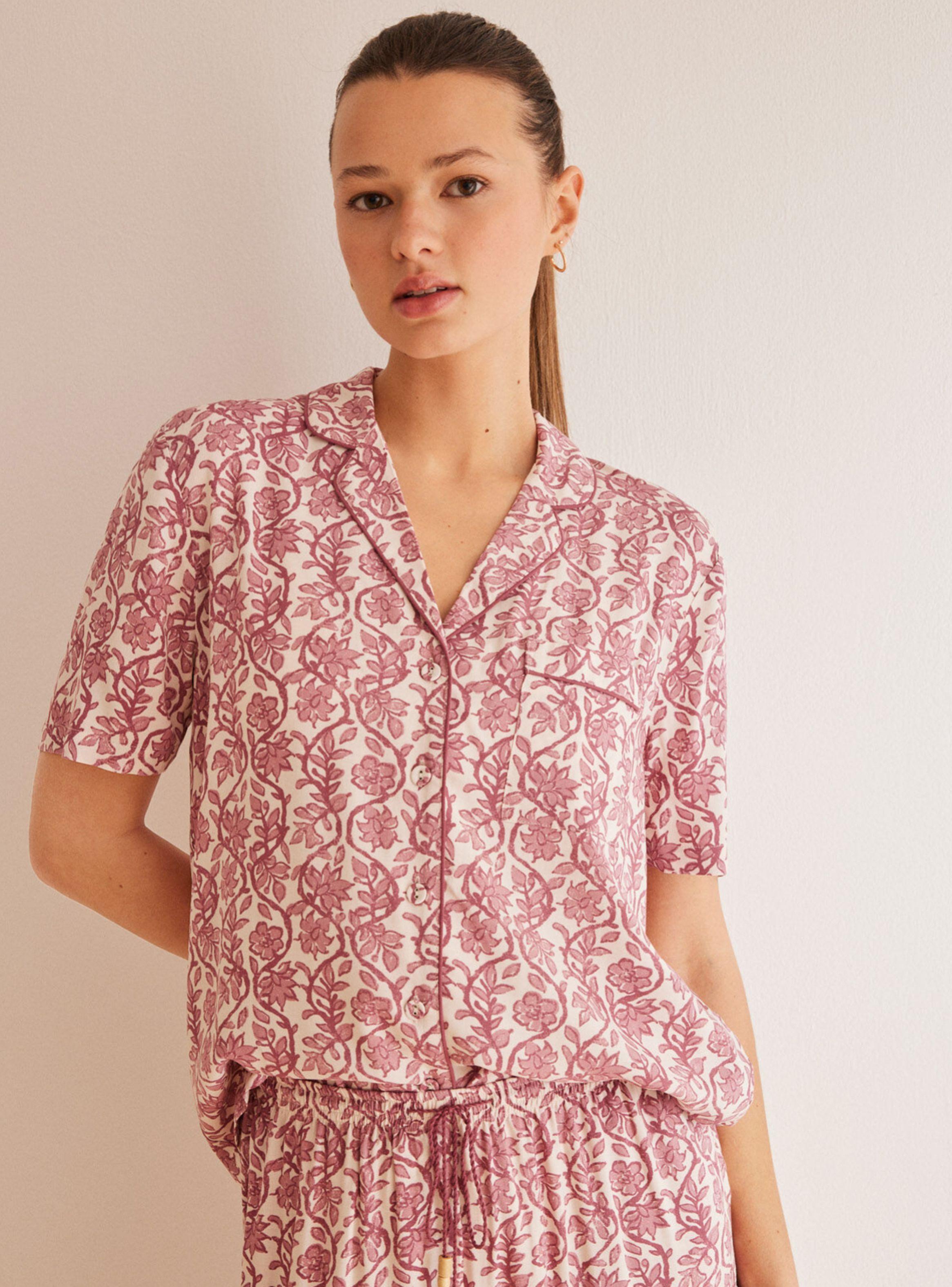 Pijama Camisero Allover Boho-1