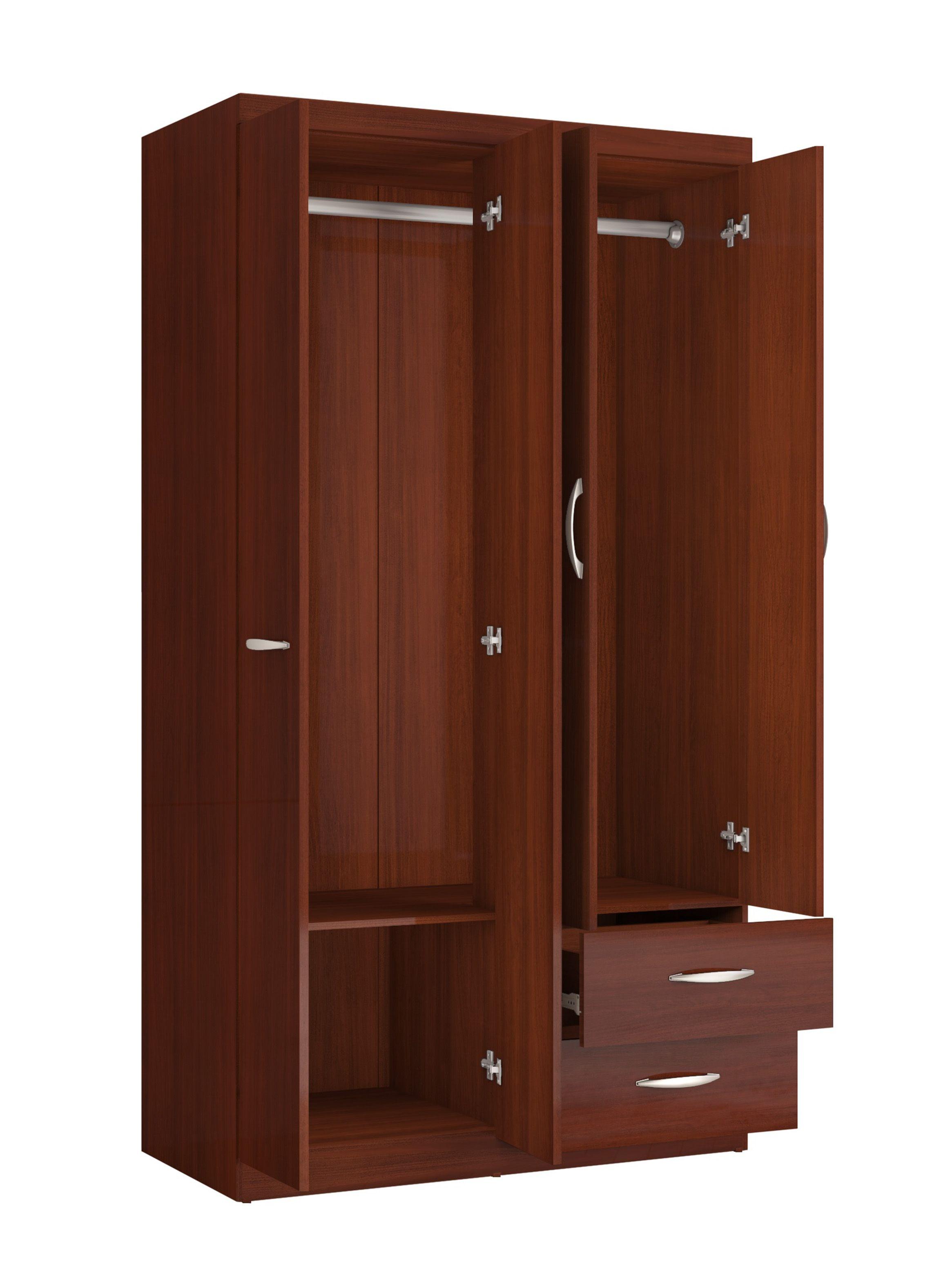 Clóset Charm New Caoba 4 Puertas + 2 Cajones-1