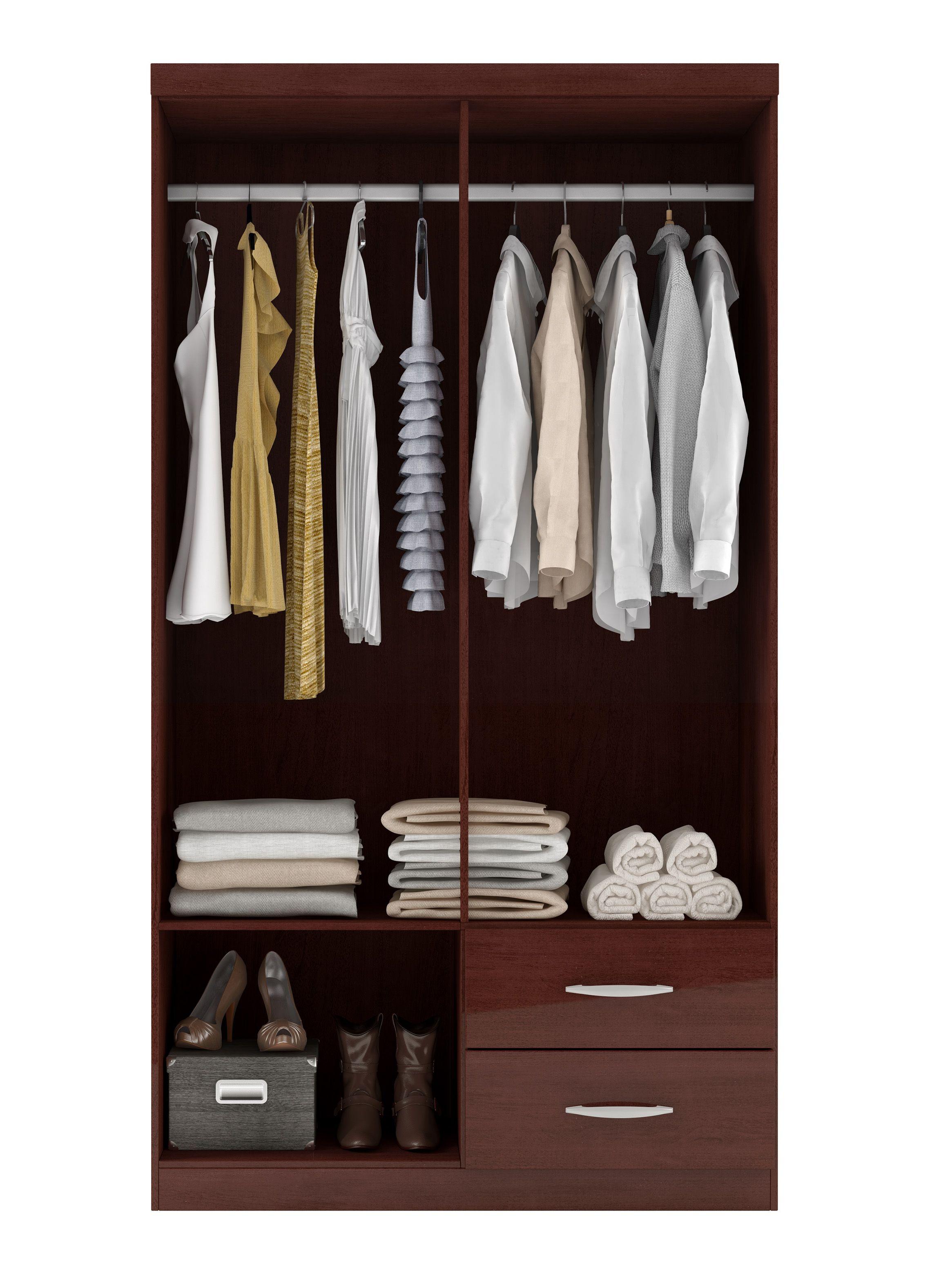 Clóset Charm New Caoba 4 Puertas + 2 Cajones-3