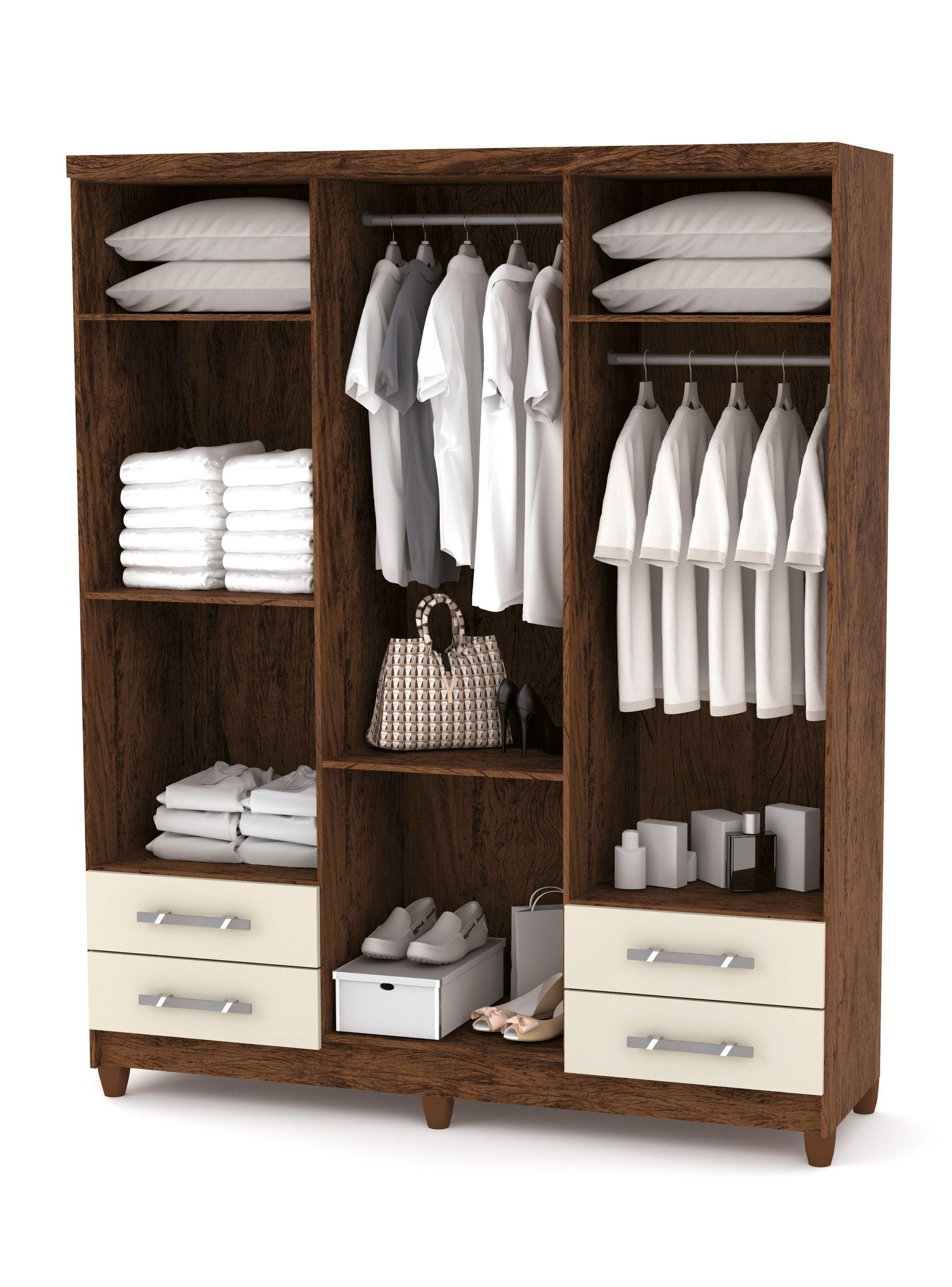 Clóset Imbua Champagne 6 Puertas + 4 Cajones-1