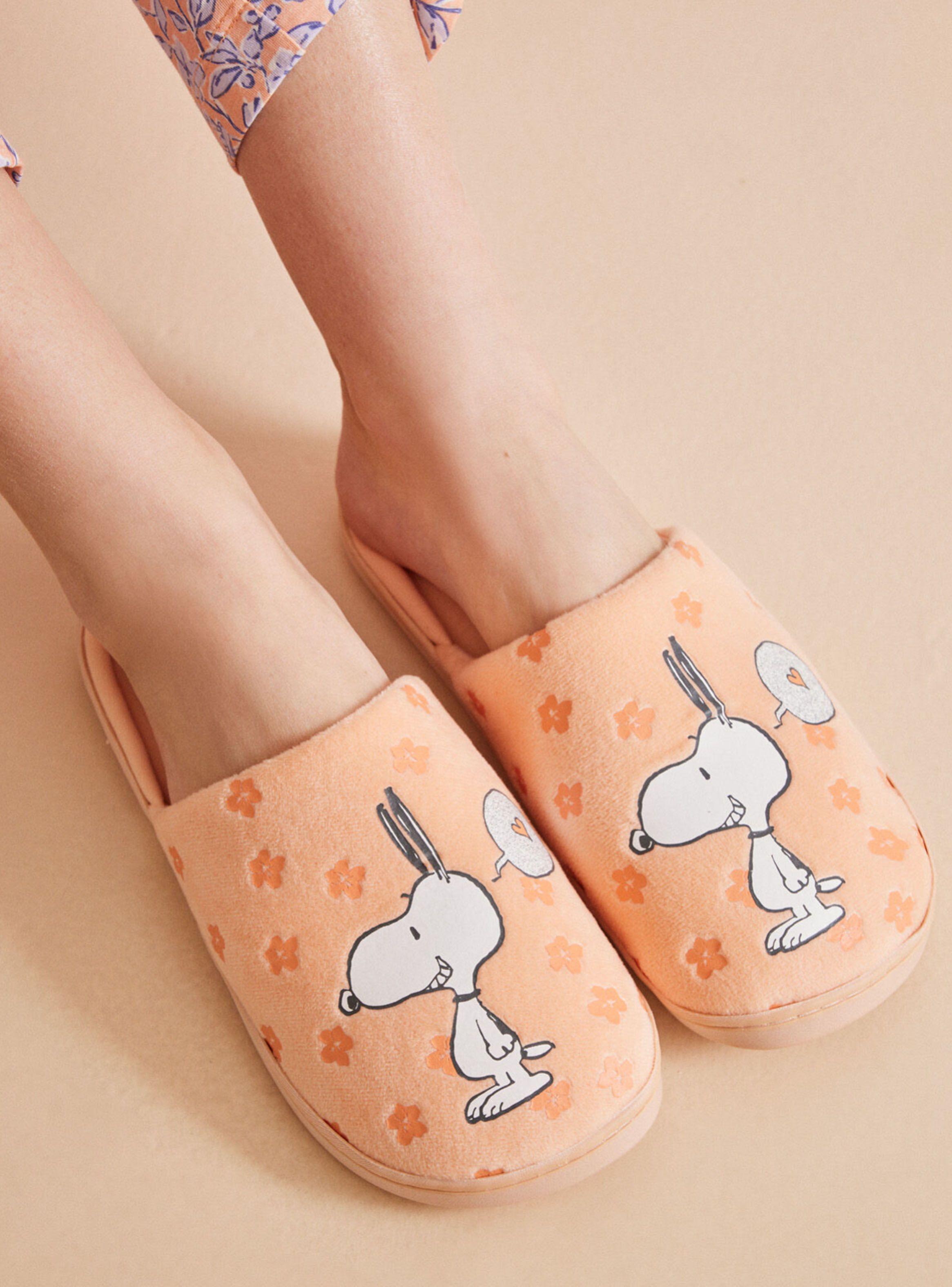 Pantuflas Snoopy Diseño Color-0