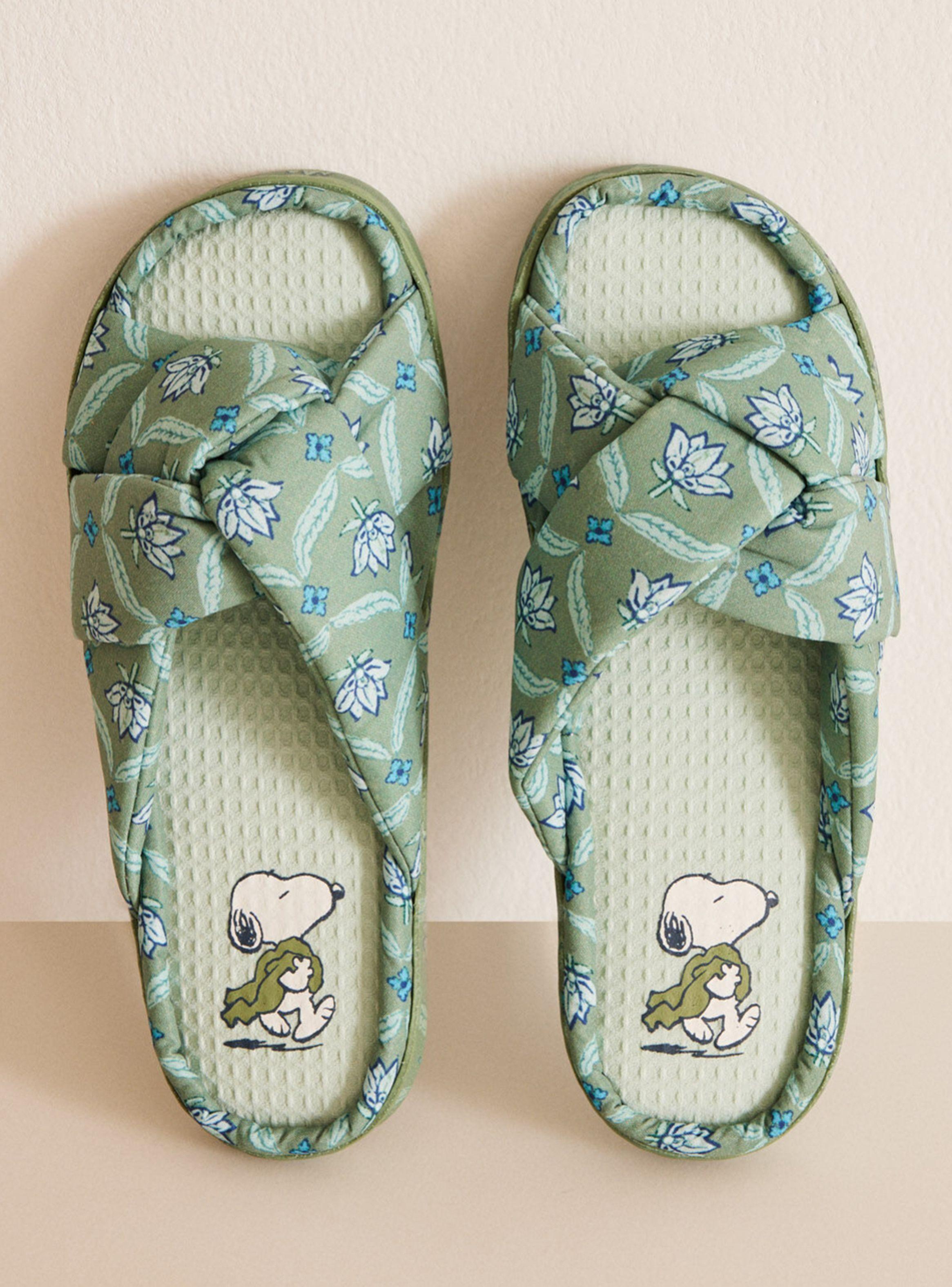 Pantuflas Tiras Cruzadas-0