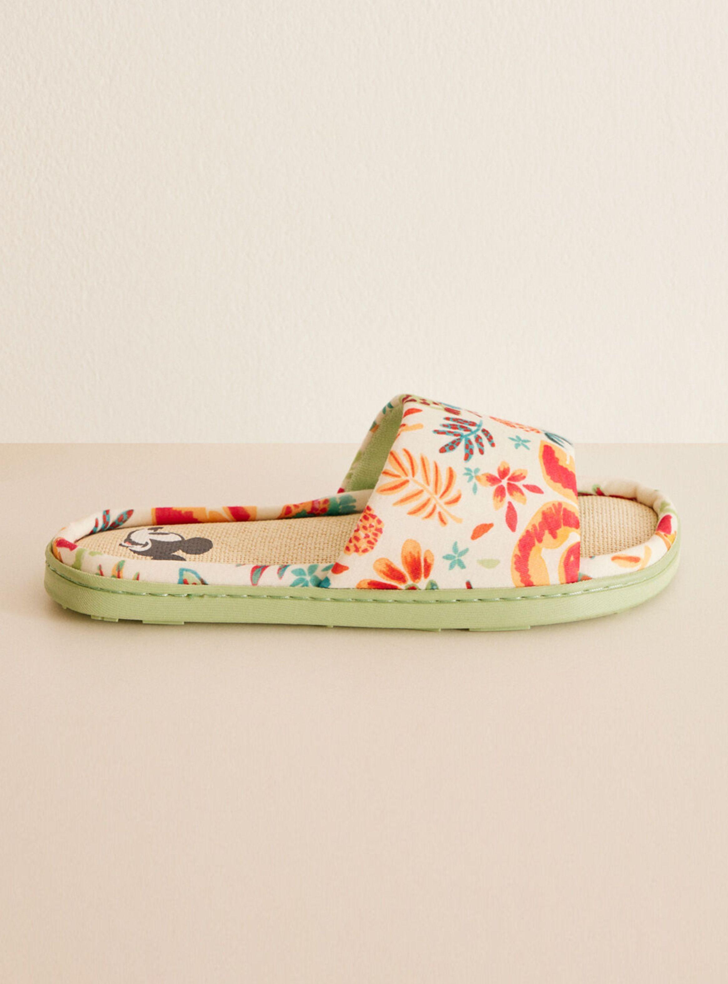 Pantuflas Estampado Tropical-0