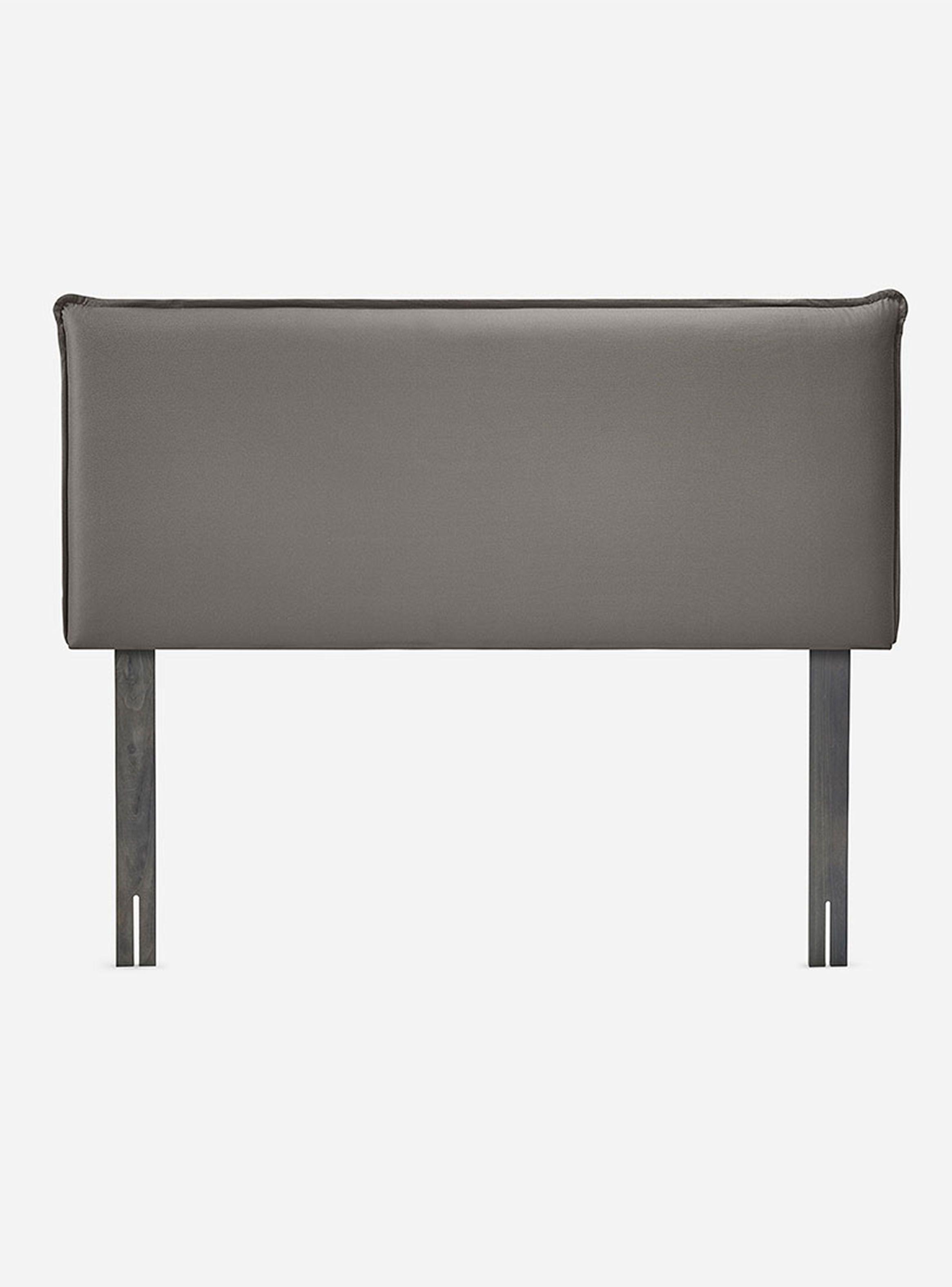 Cama Europea Driven 2 Plazas Base Dividida + Respaldo Maurice Gris-2