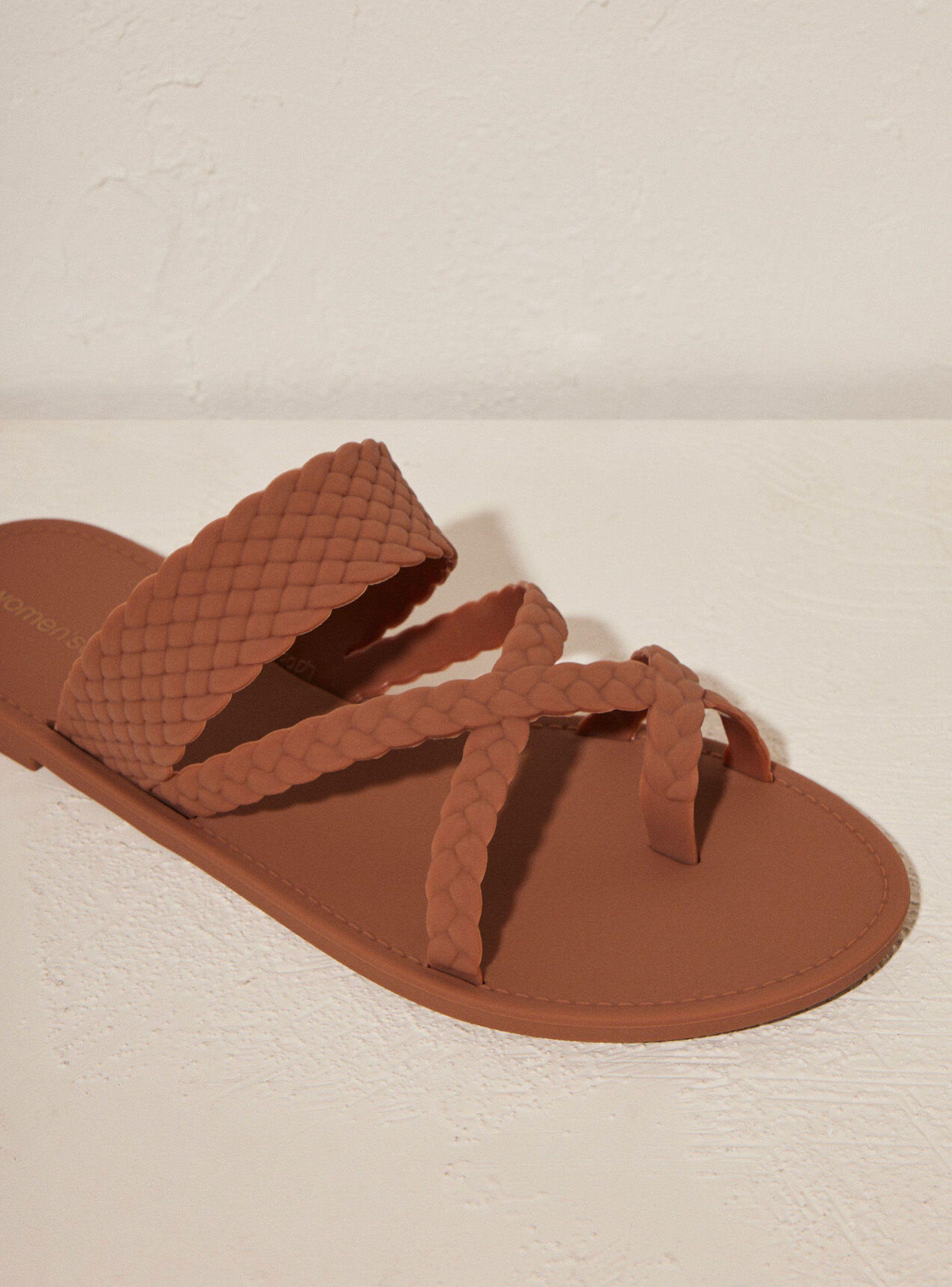 Sandalias con Tiras Cruzables-3