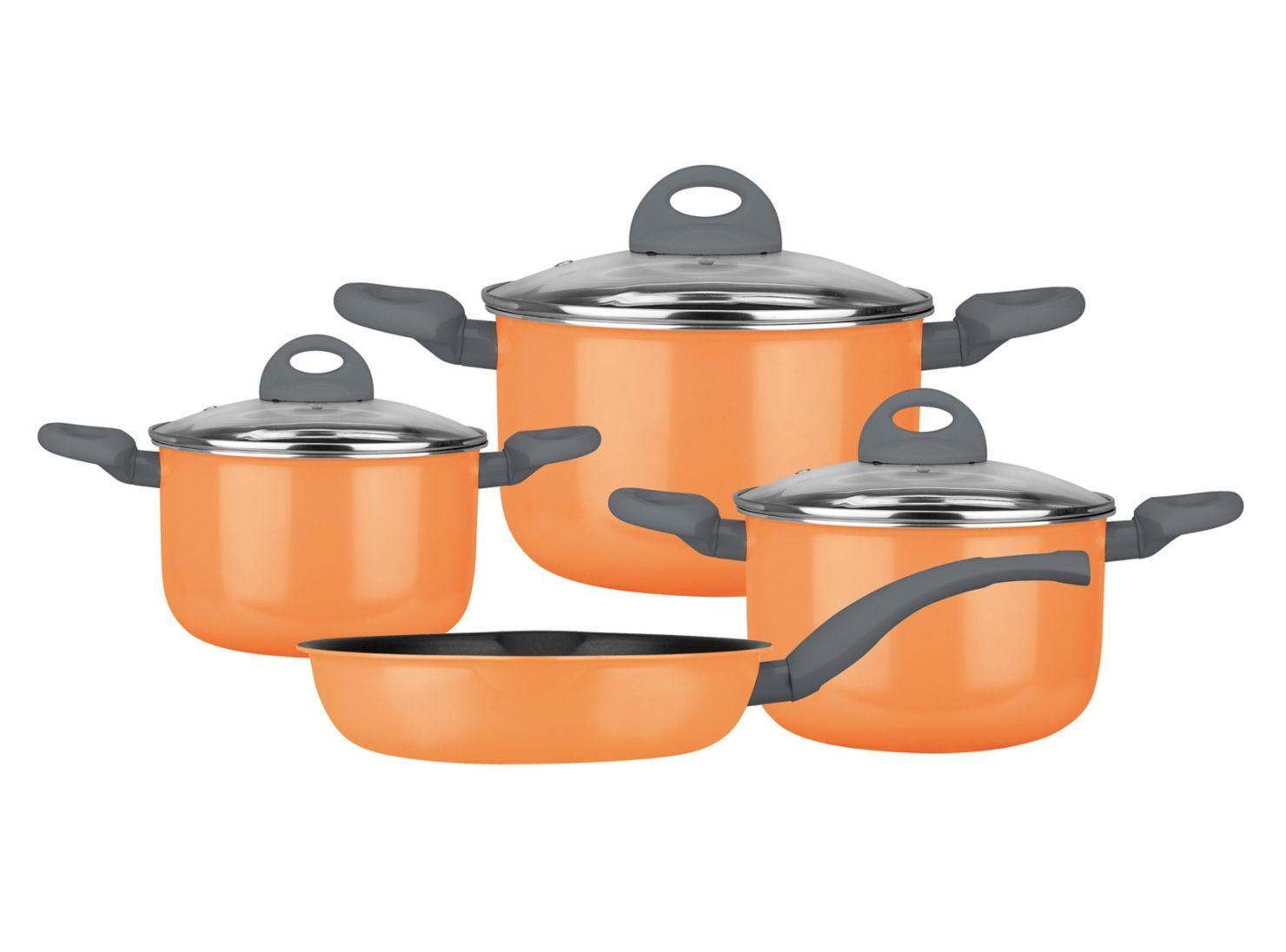 Juego de Ollas Alter Ego 7 Piezas Verde Fantuzzi-0