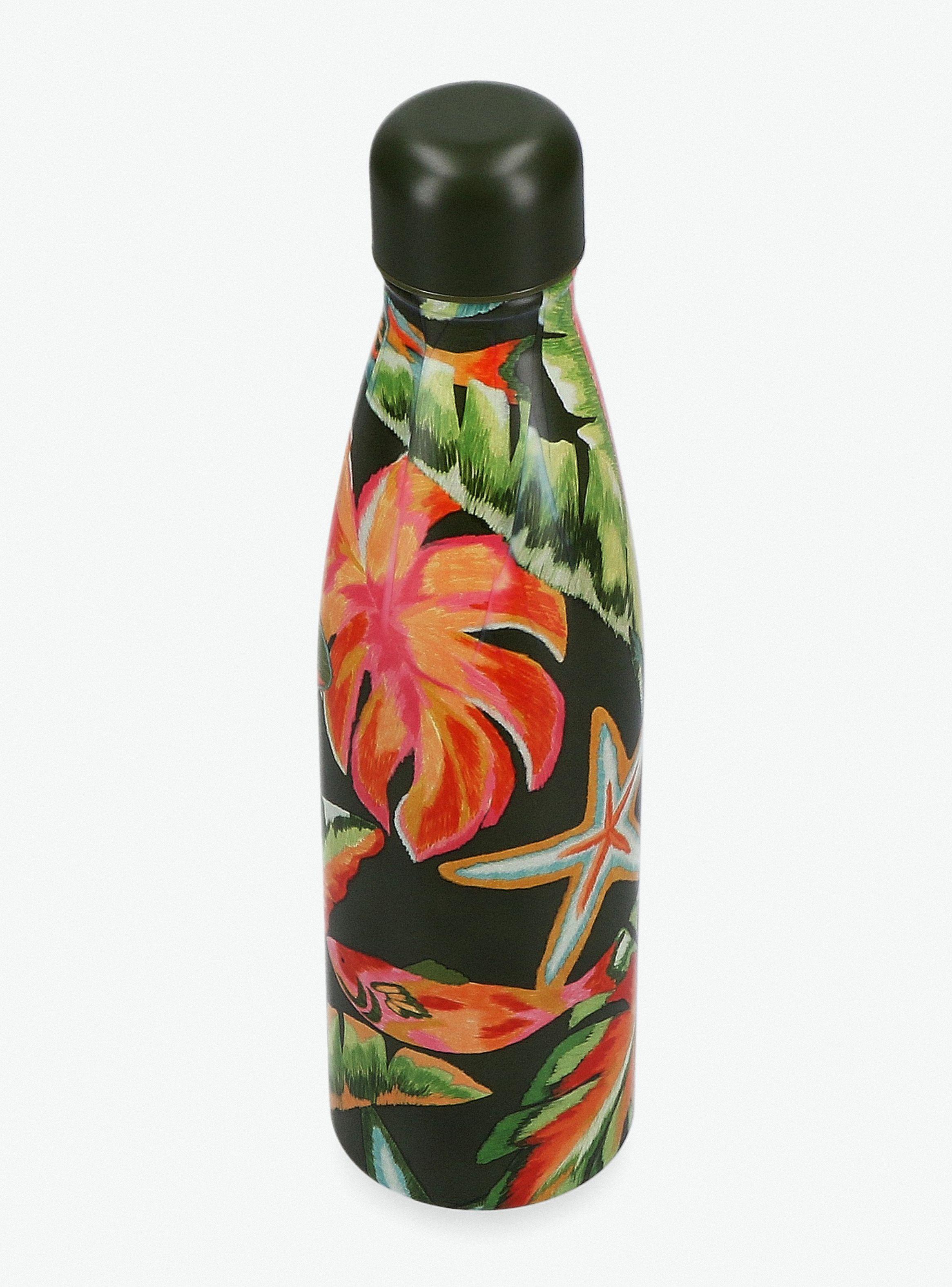 Botella con Diseño de Hojas-1