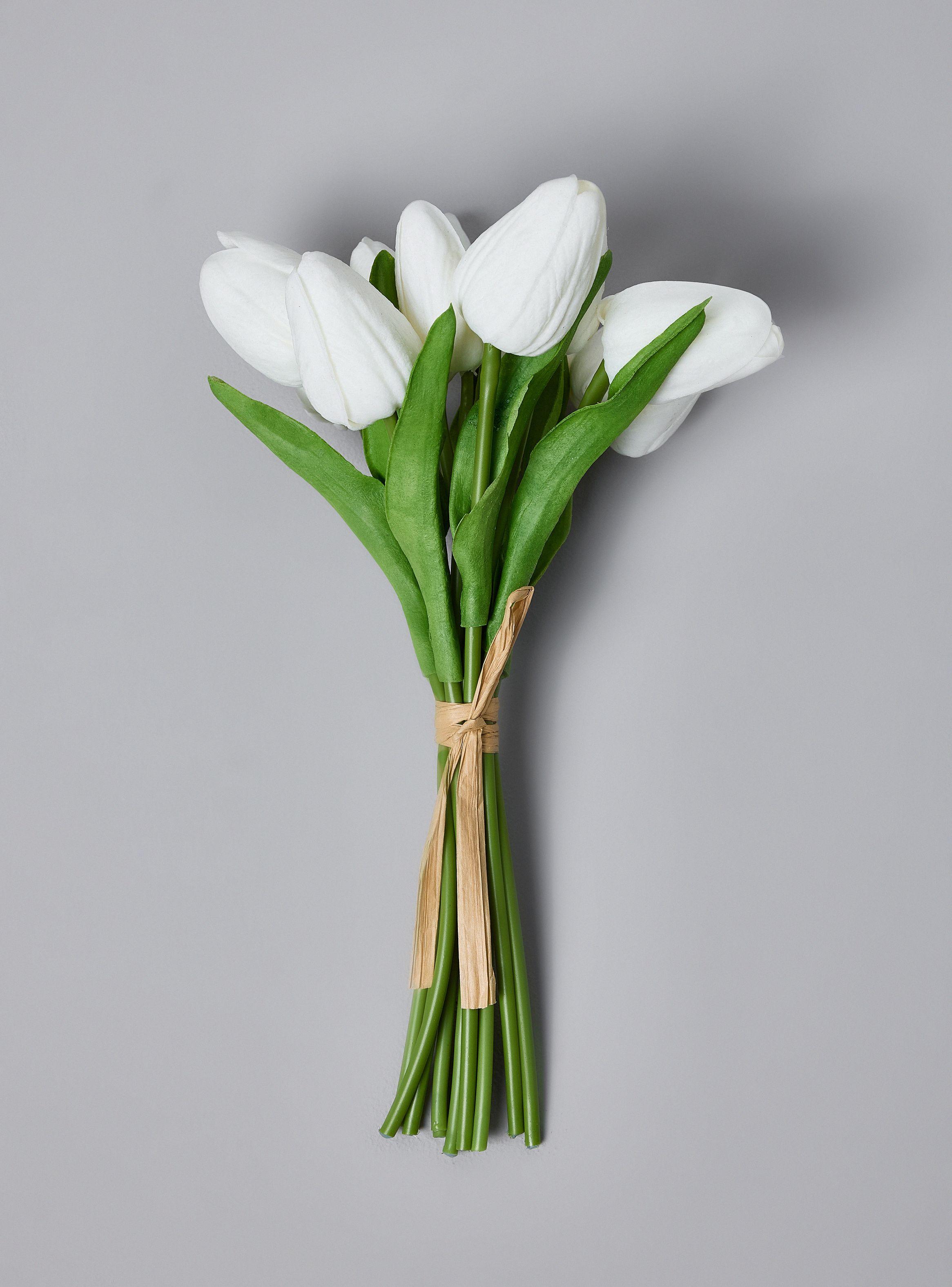 Ramo 12 Tulipanes Blanco-0