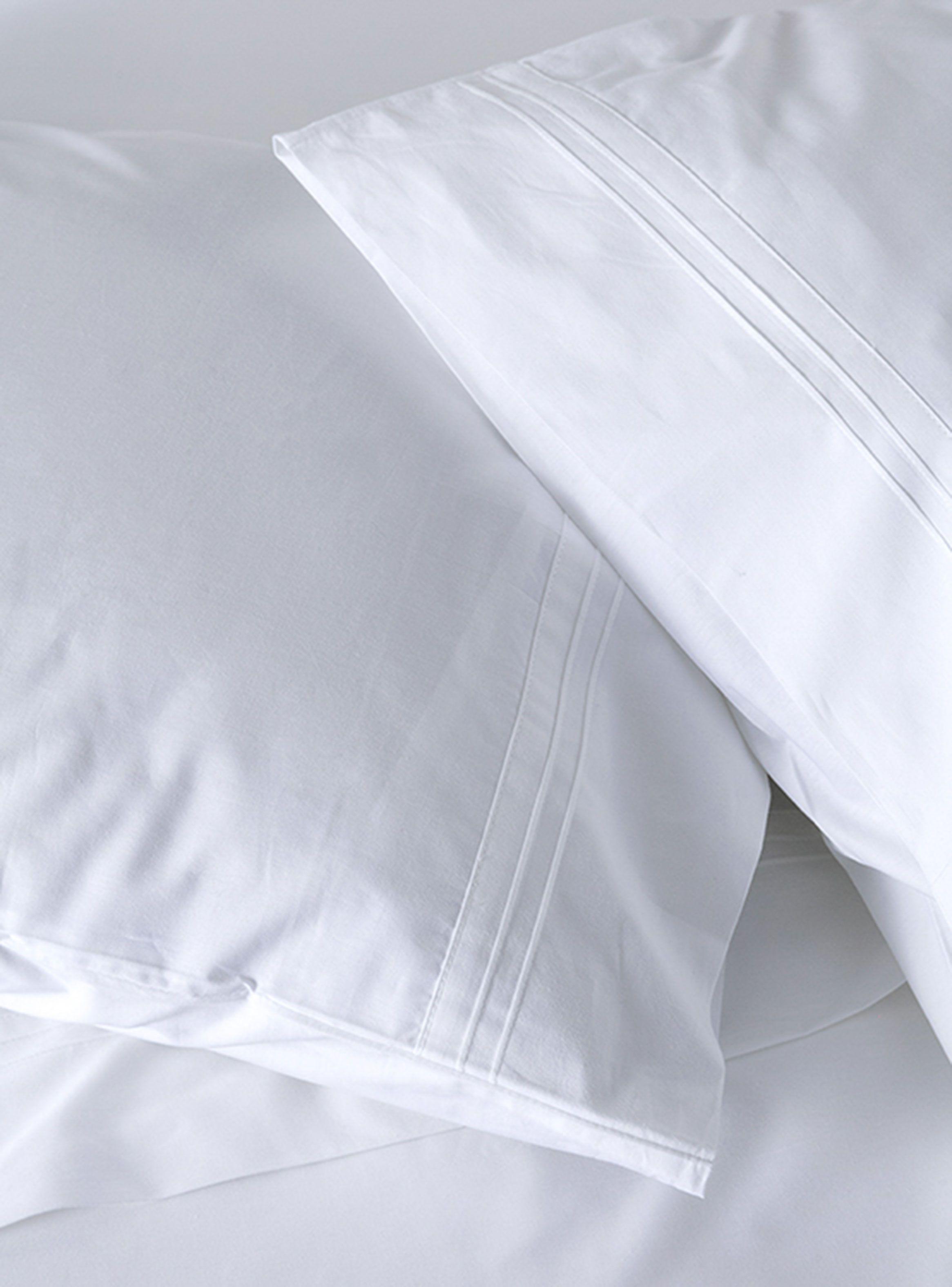 Juego de Sábanas 200 Hilos Blanco Súper King-1