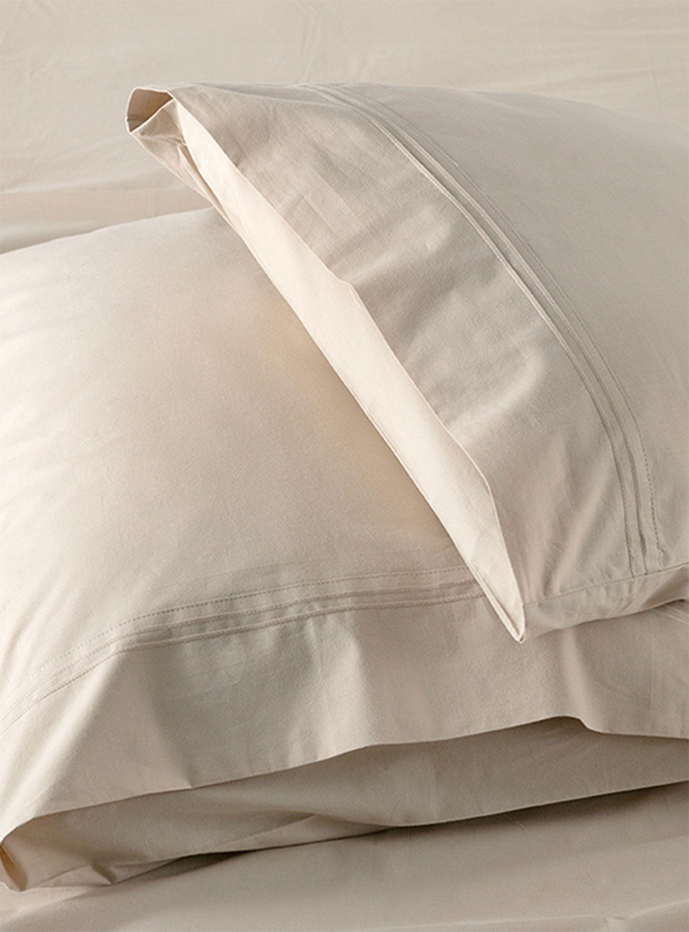 Juego de Sábanas 200 Hilos Crudo 1.5 Plazas-1