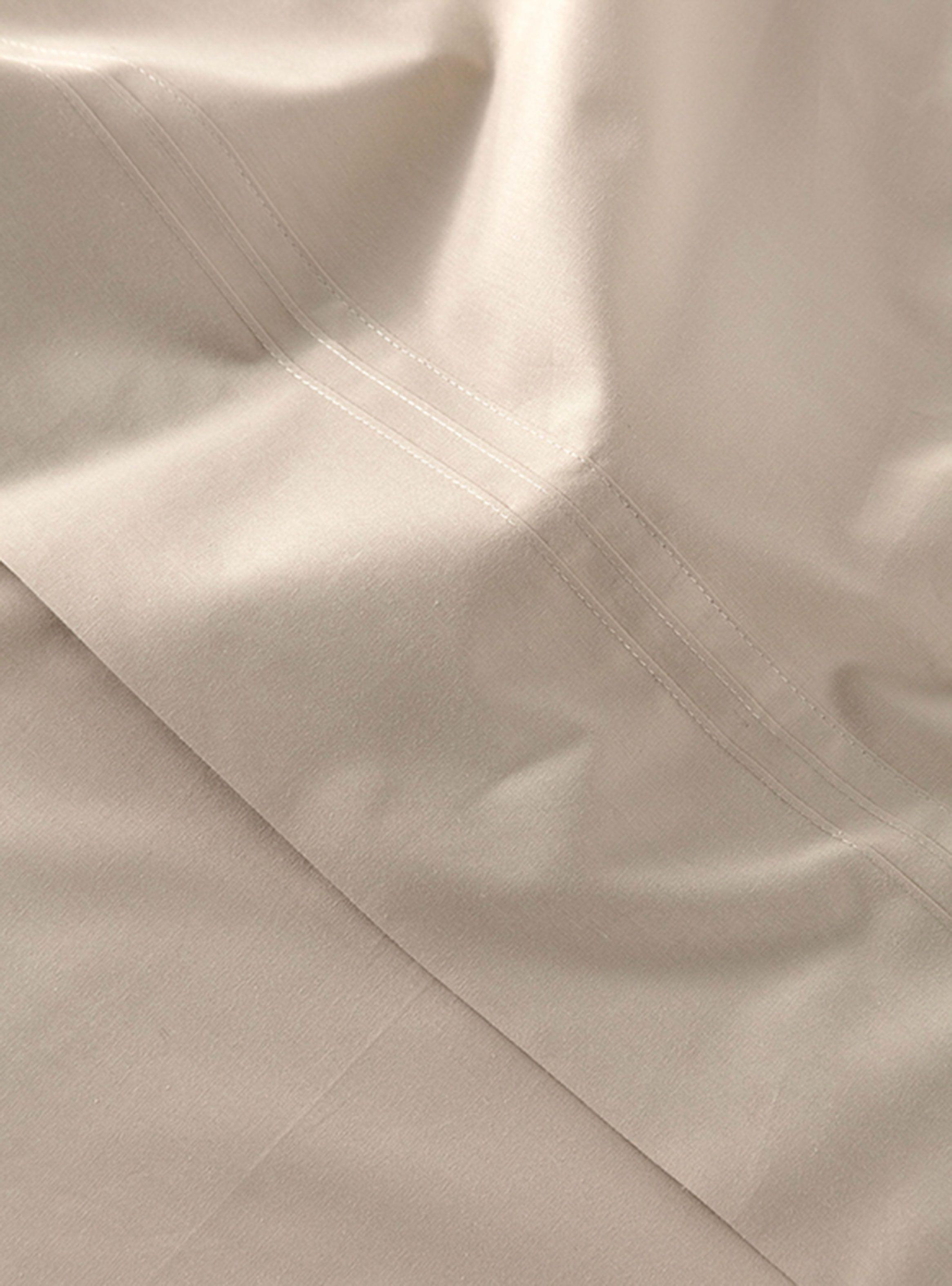 Juego de Sábanas 200 Hilos Crudo 2 Plazas-2