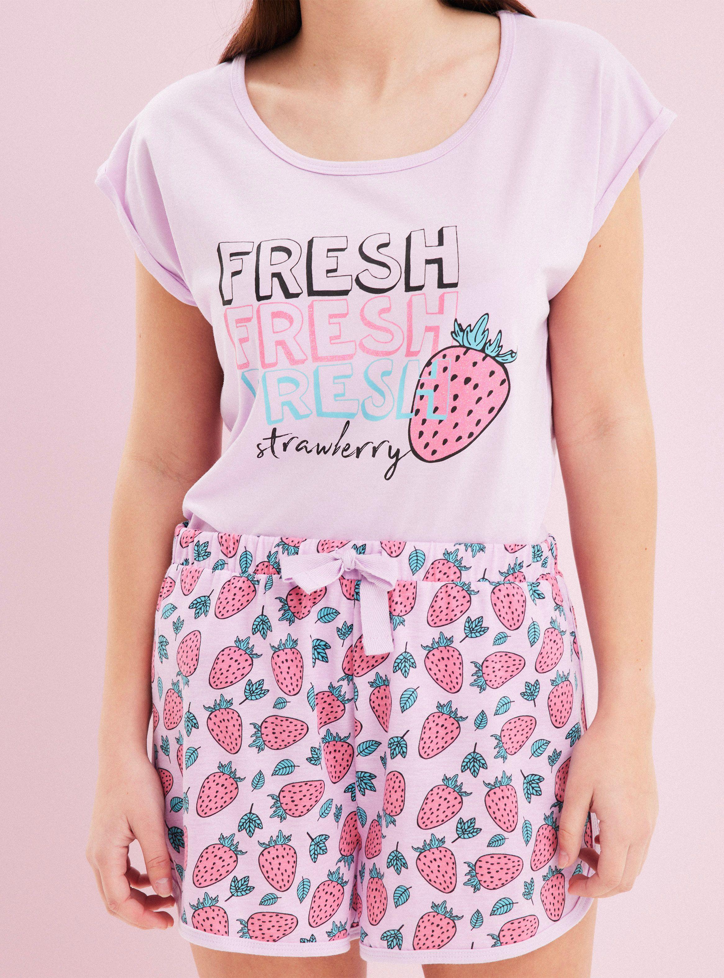 Pijama Estampado Antifaz de Regalo en Caja-2