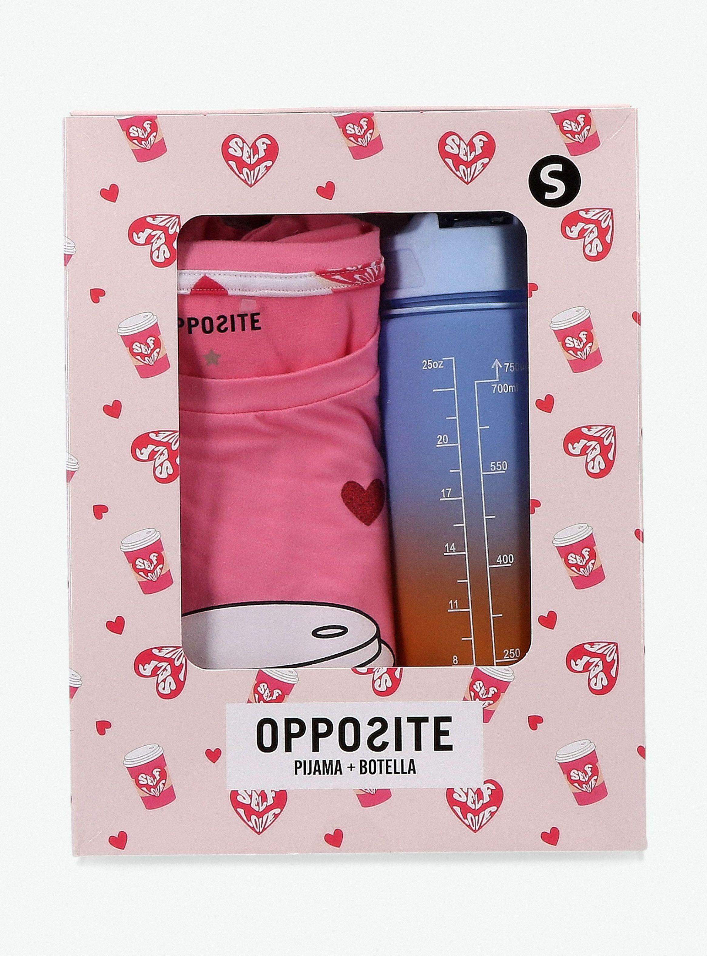 Pijama Estampado Glitter Botella de Regalo en Caja-7