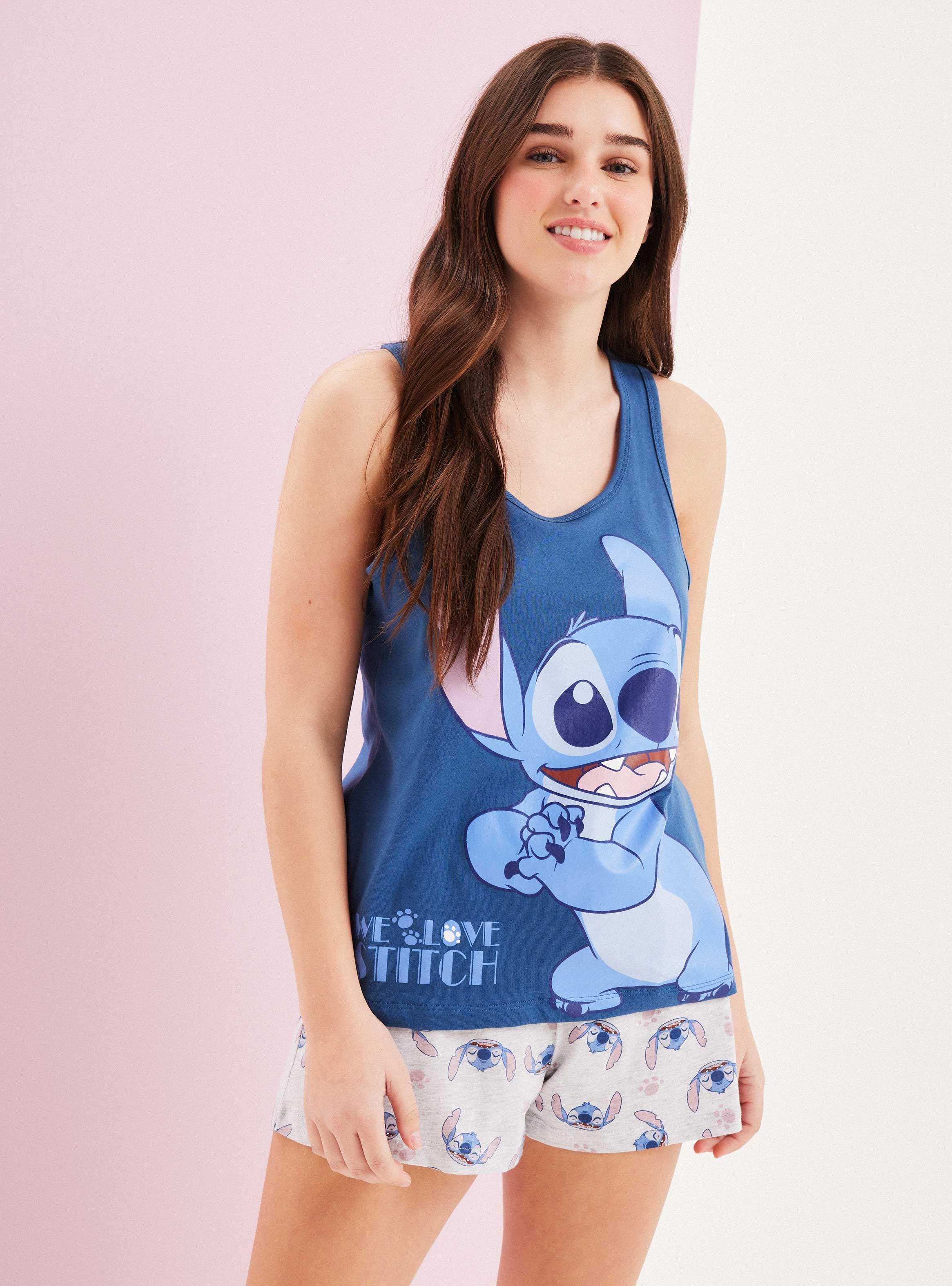 Pijama Disney Stitch Estampado en Caja-0