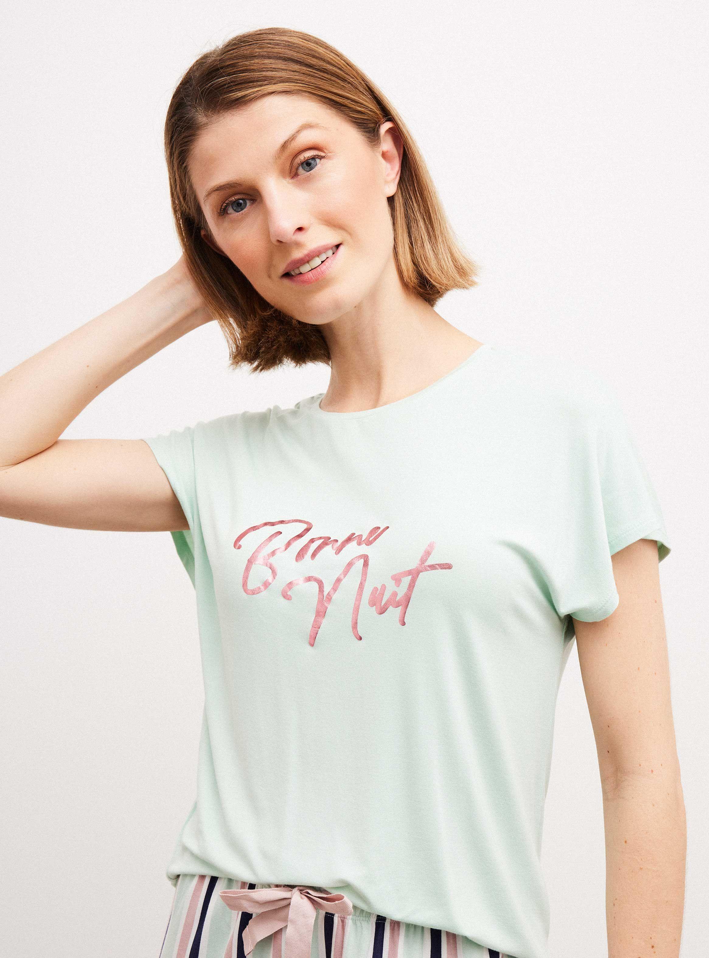 Polera Pijama con Estampado de Folia Ármalo-2