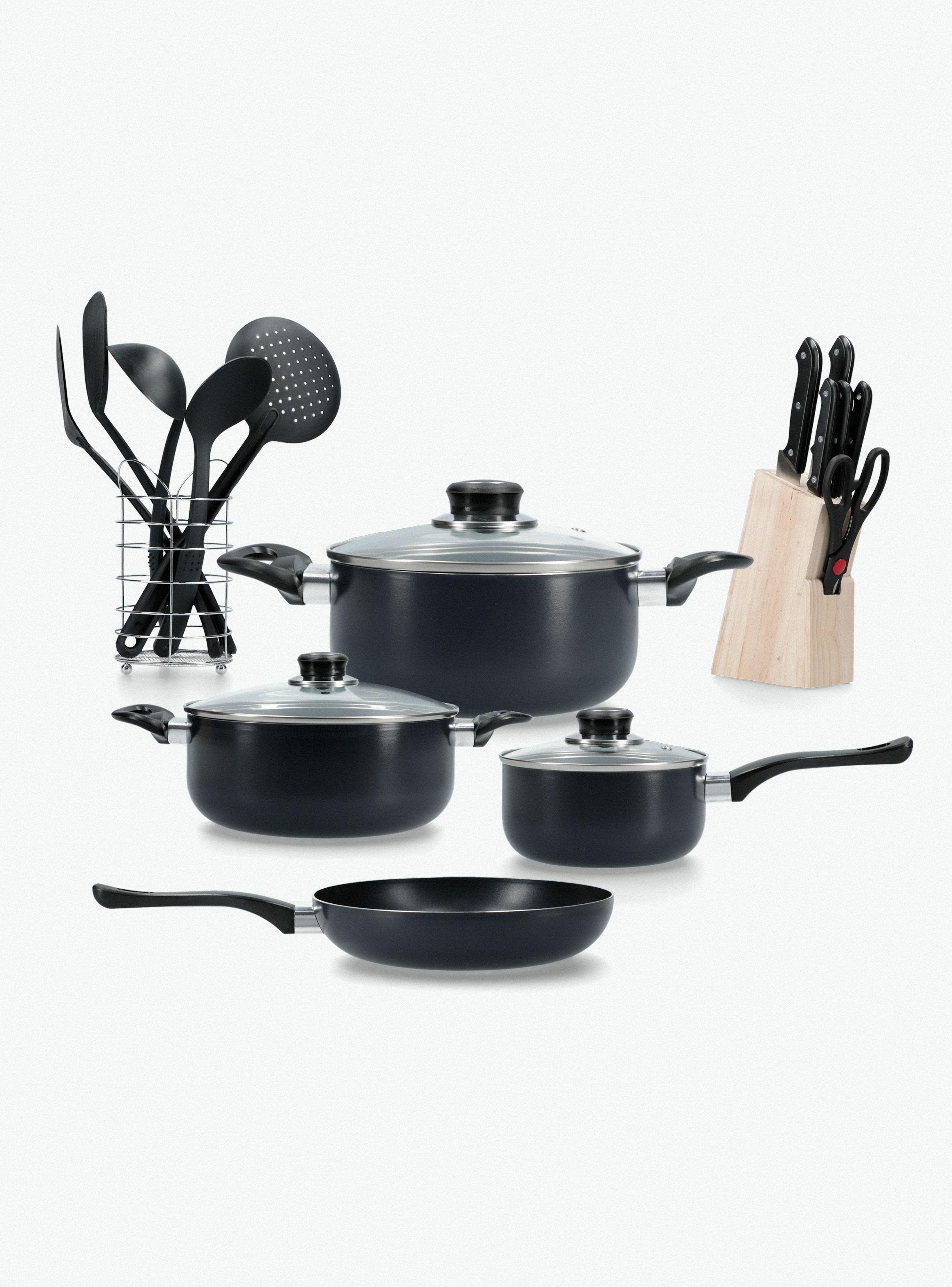 Batería de Cocina de Aluminio 20 piezas-0