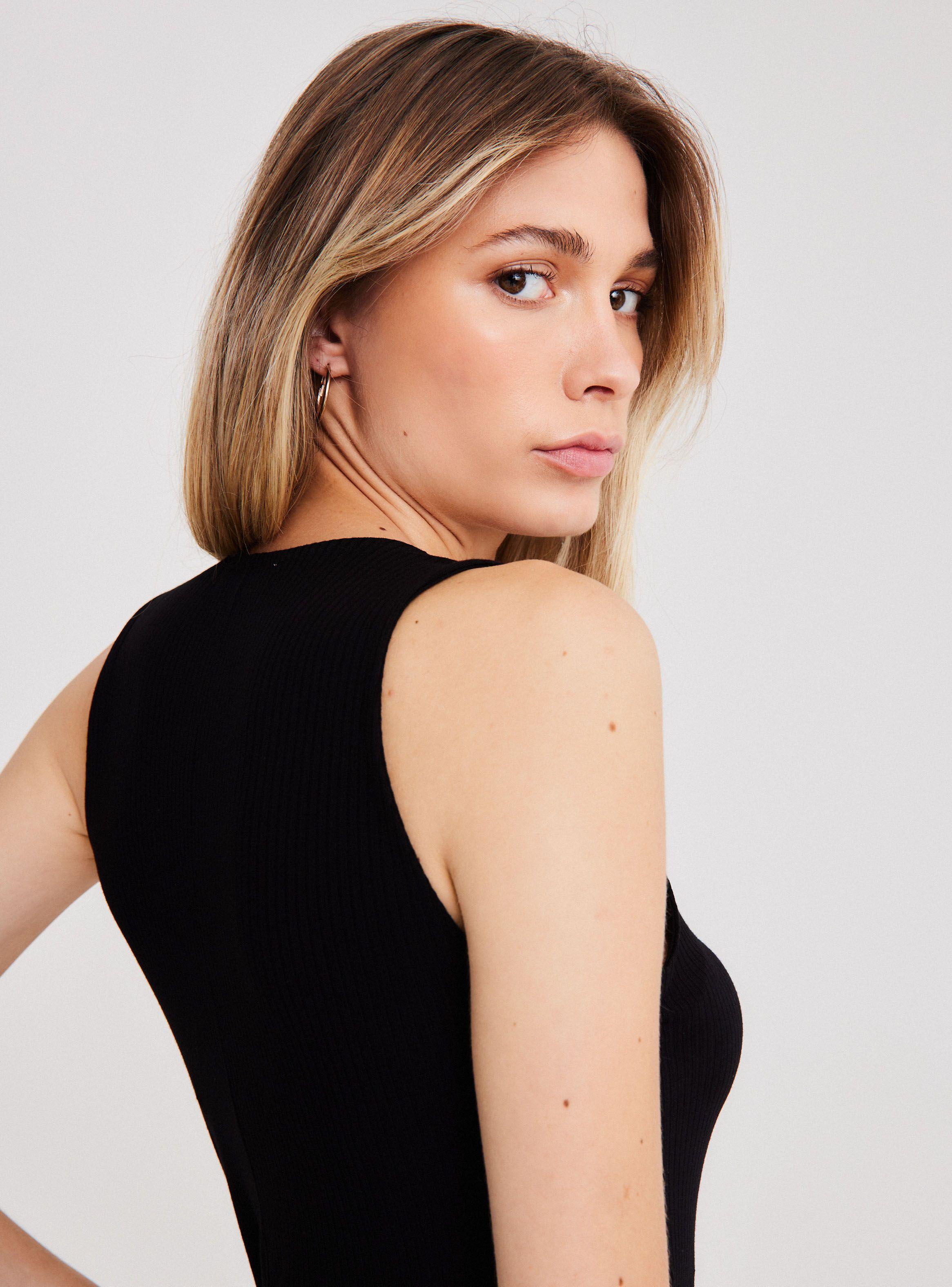 Vestido Abotonado Frontal-3