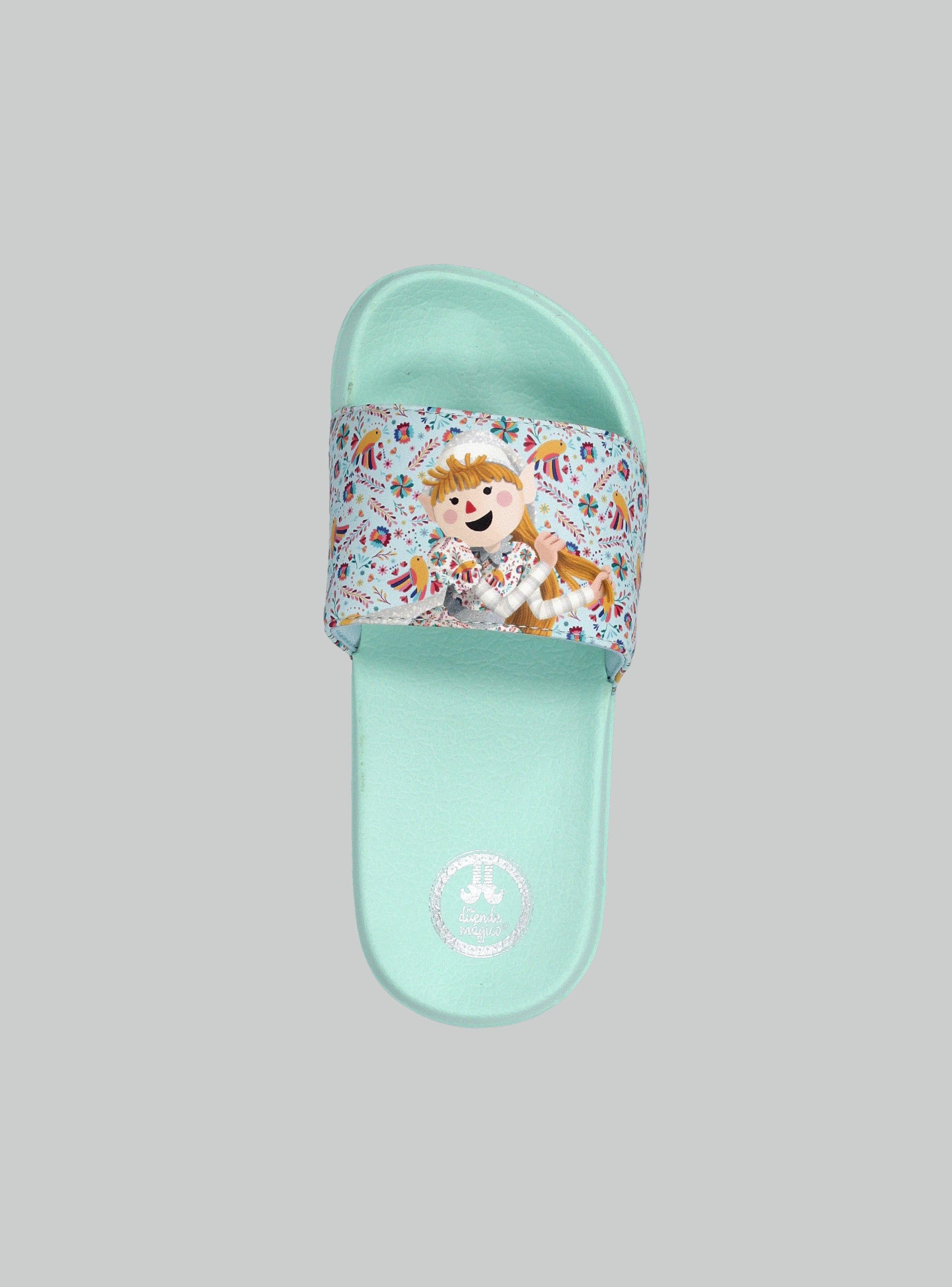 Sandalia Slide con Print Duende Mágico Unisex-3
