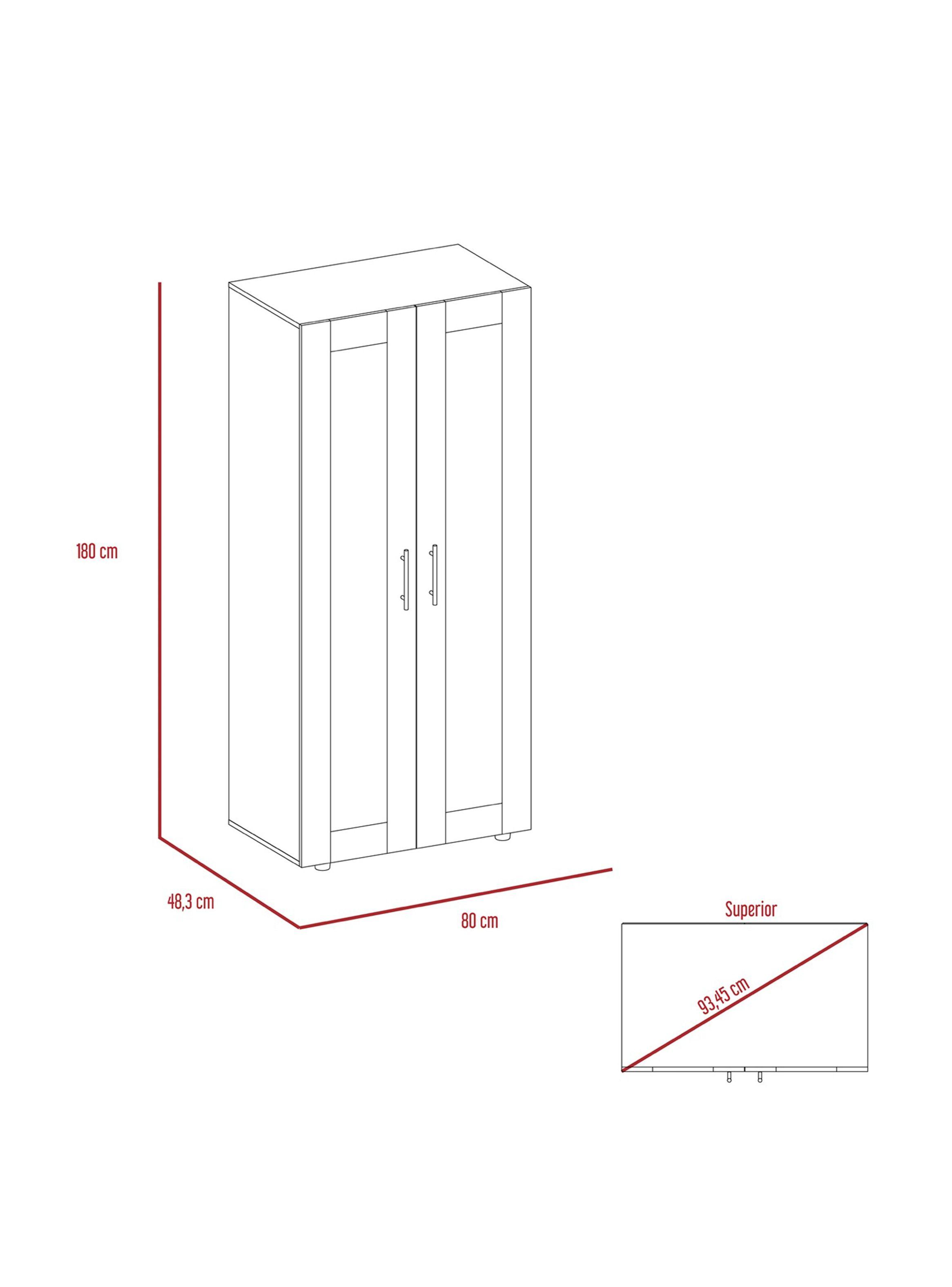 Clóset Z80 2P Beige-1