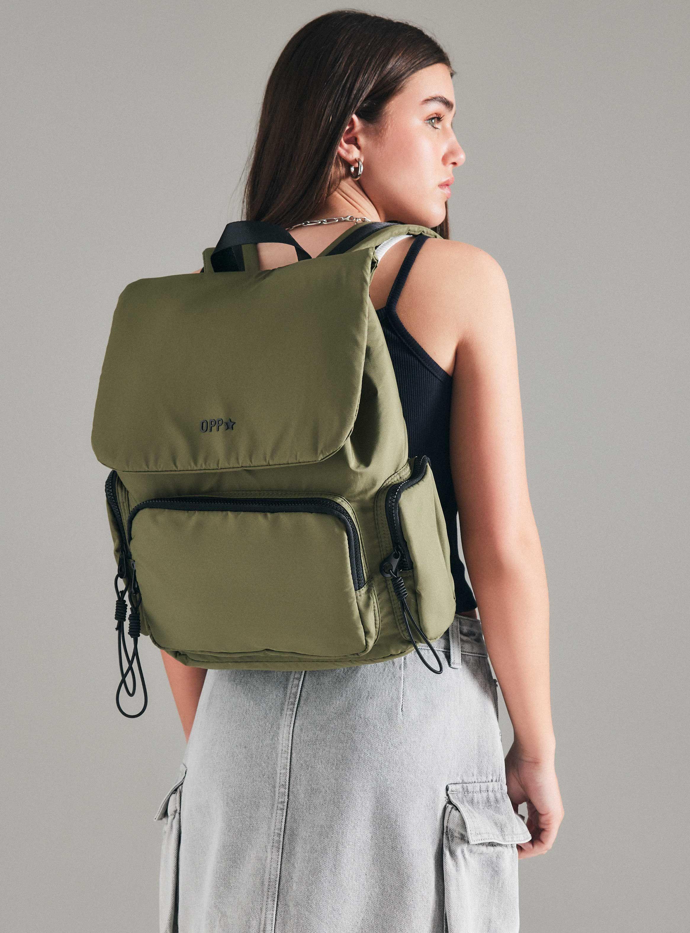 Mochila Notebook Nylon Multibolsillos-0