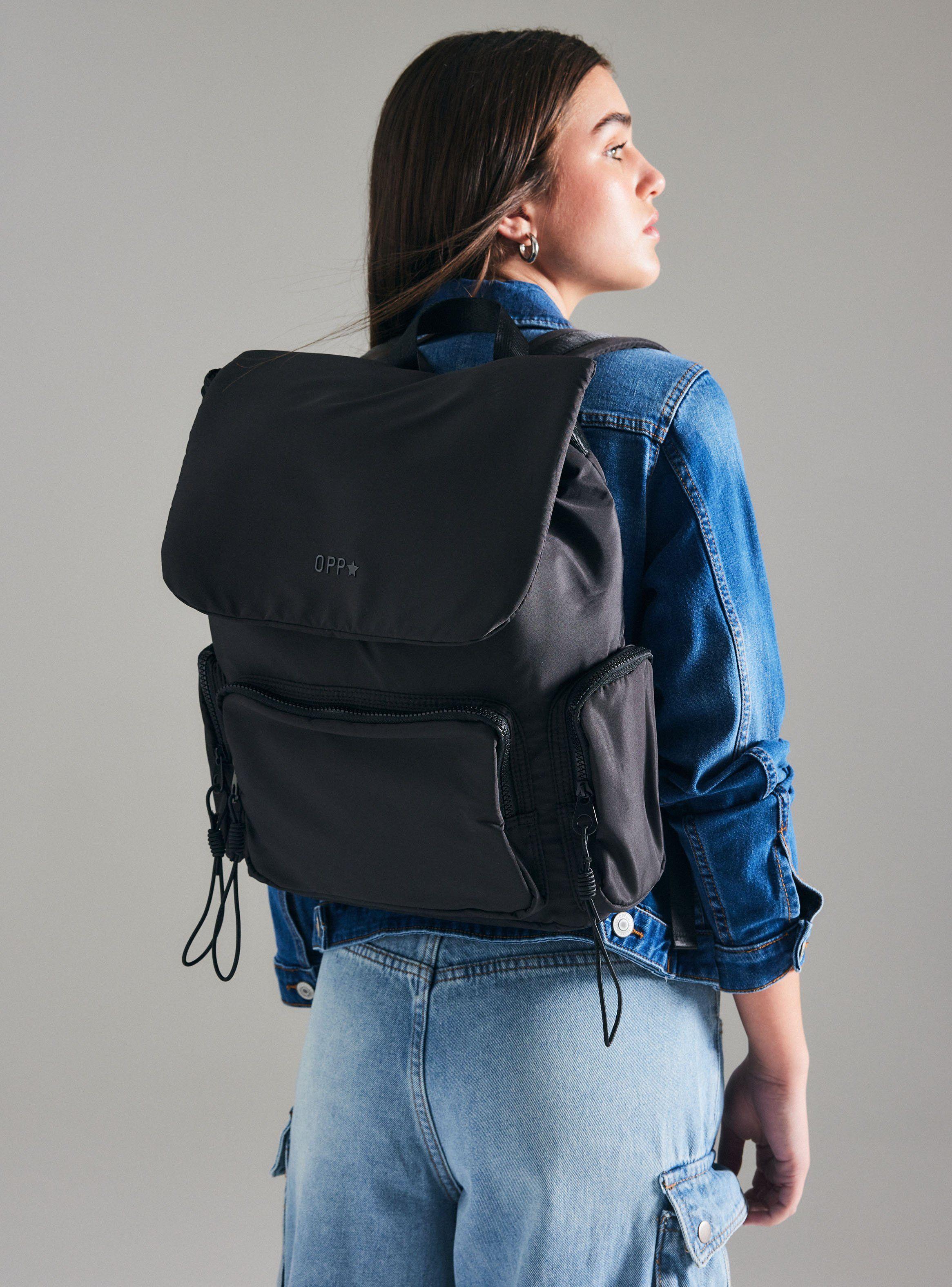 Mochila Notebook Nylon Multibolsillos-0