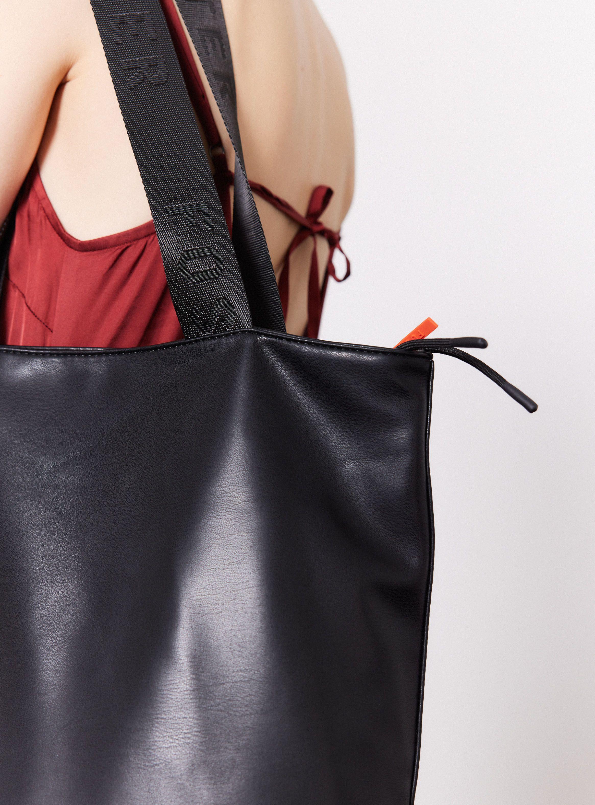 Cartera Tote Suave Tira Jacquard-1