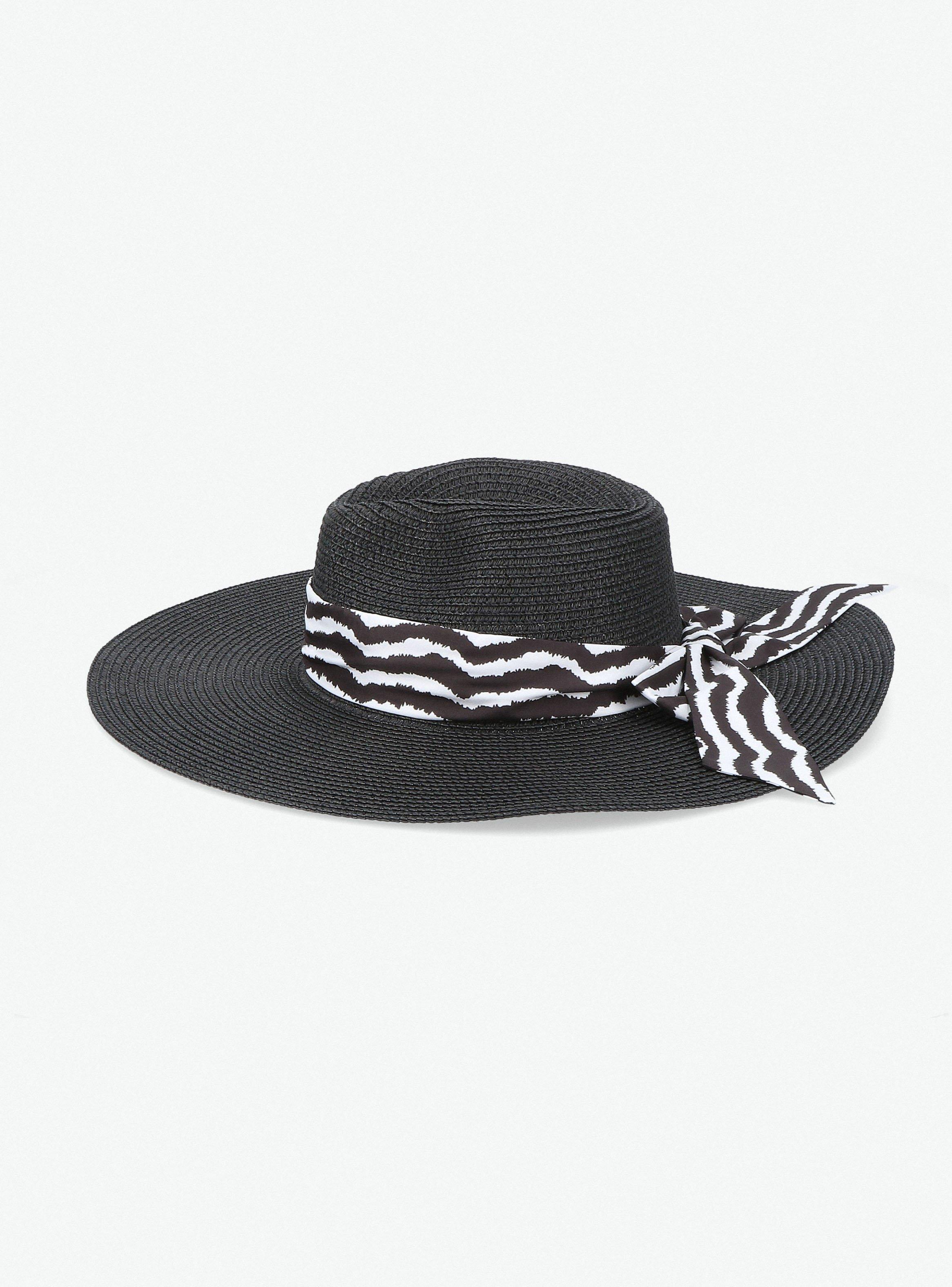 Sombrero de Playa con Cinta Estampada-1
