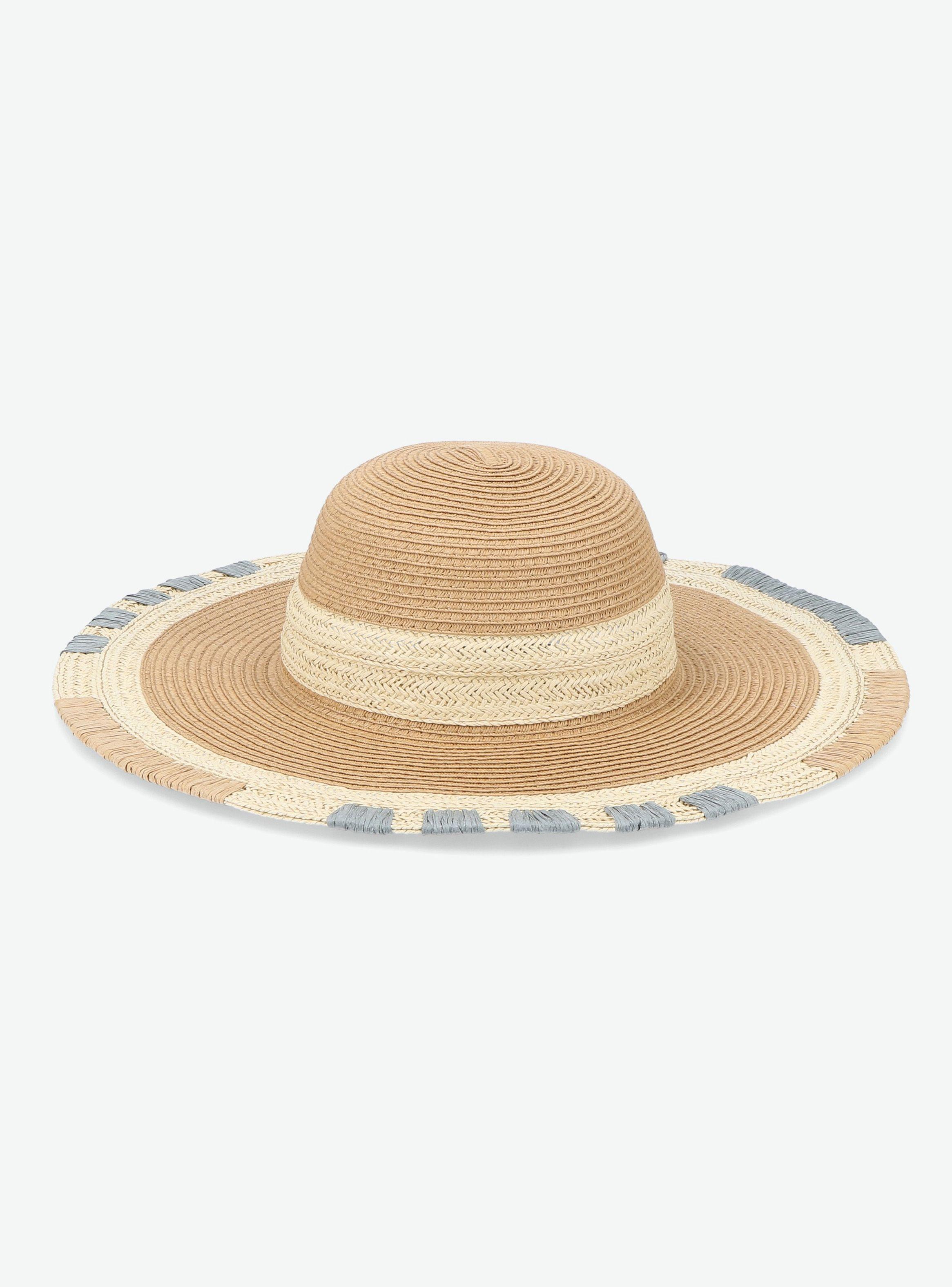 Sombrero de Playa Efecto Tejido-2