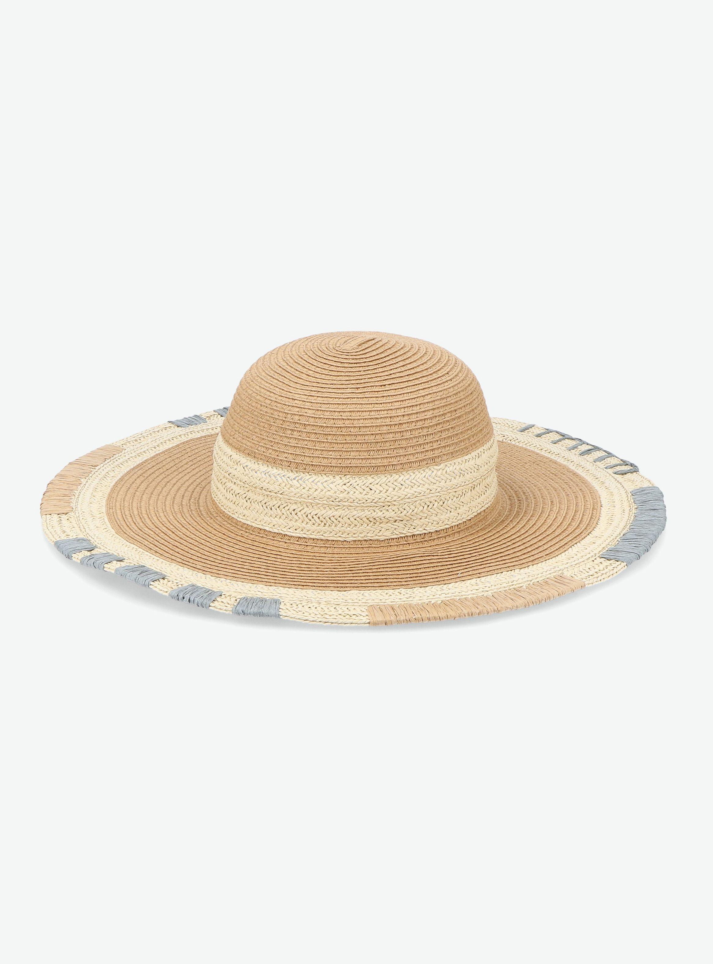 Sombrero de Playa Efecto Tejido-3