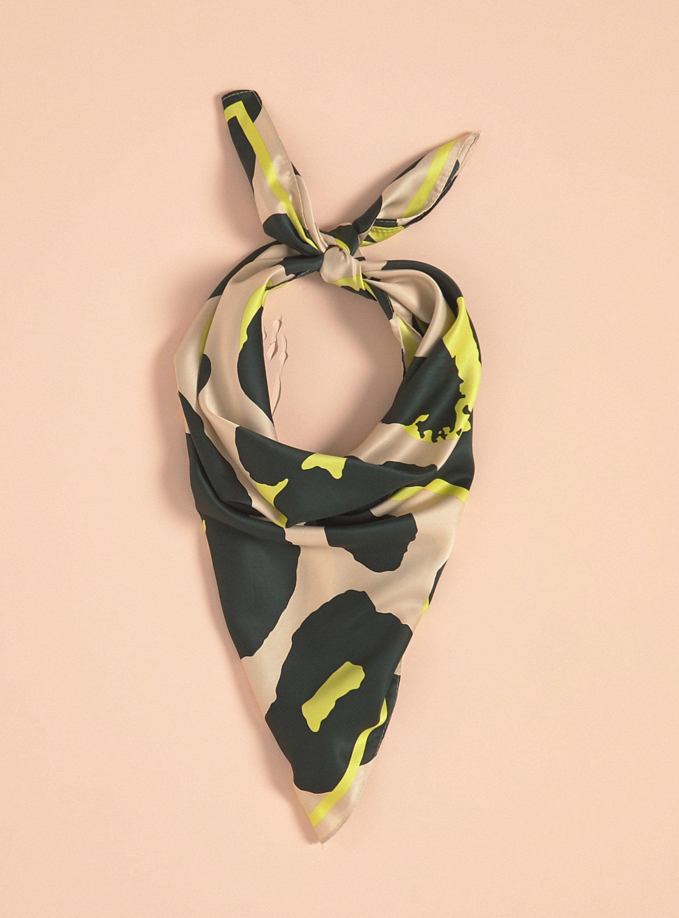 Pañuelo Moda Franjas Estampado-2