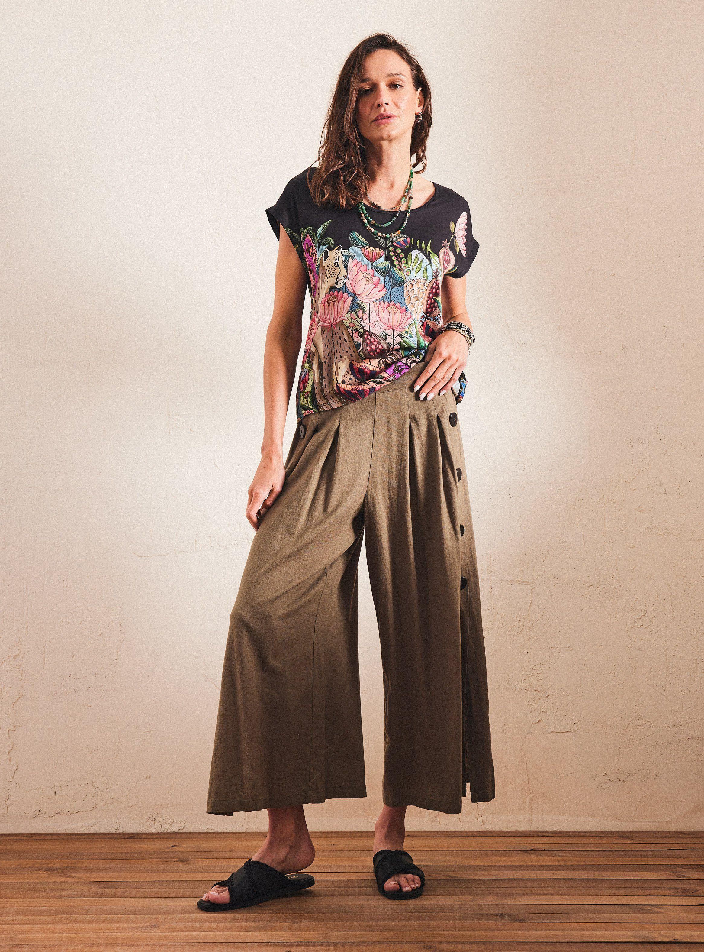 Polera Estampado Manga Print Floral-4