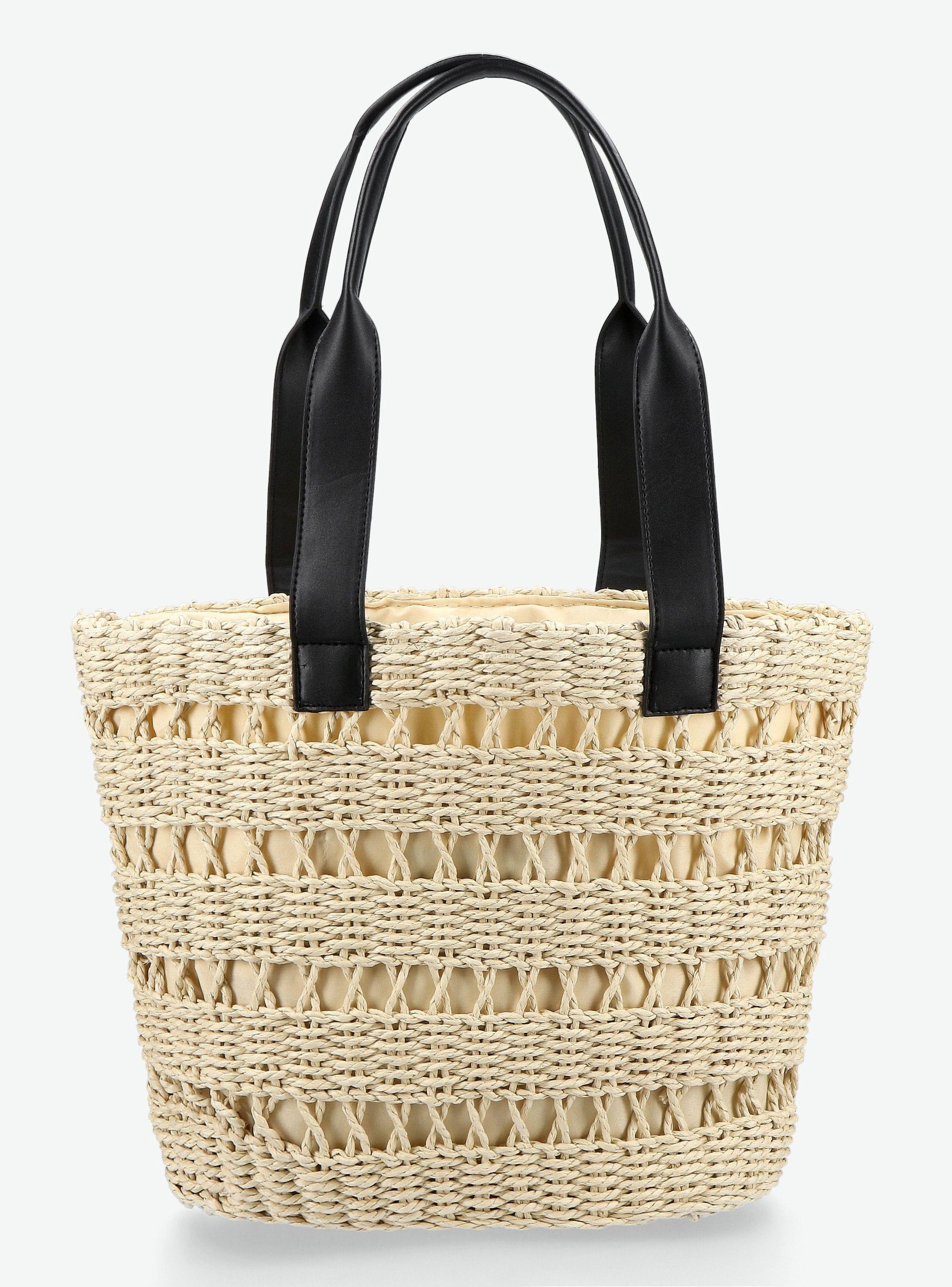 Bolso de Playa Tejido Raffia-4