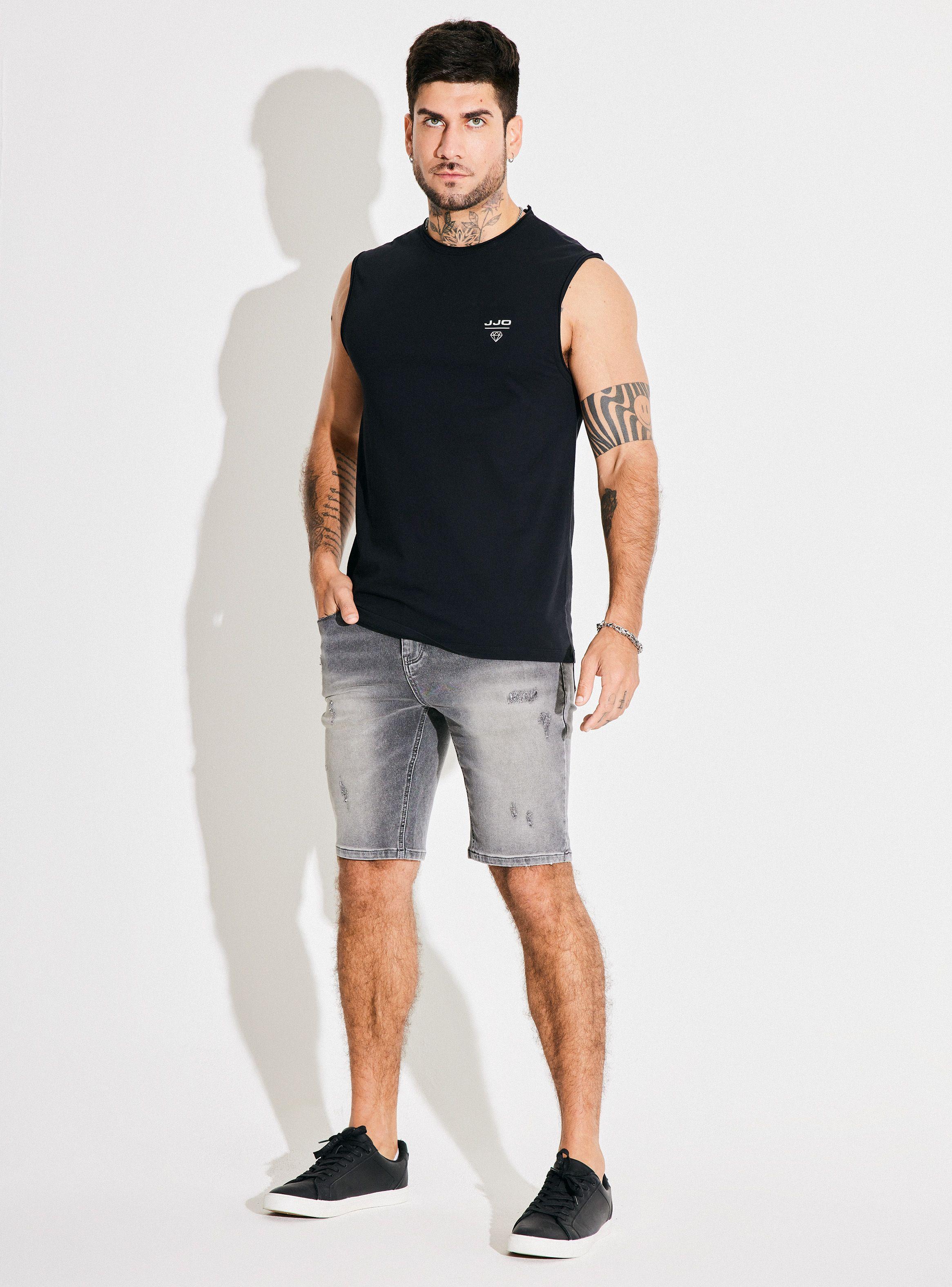 Polera Sin Mangas Calce Holgado, Long Fit-4