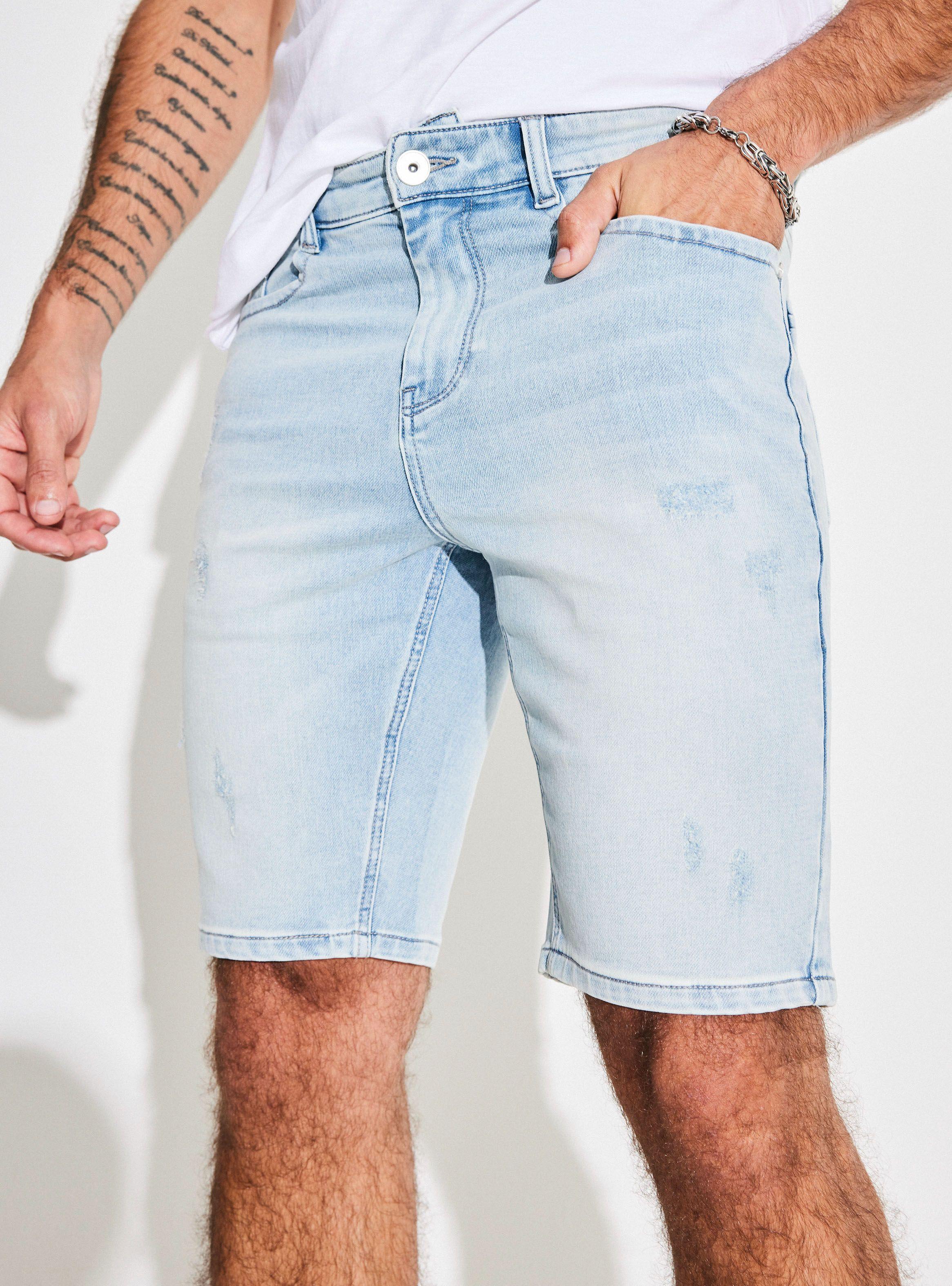 Bermuda Knit Denim Claro-3