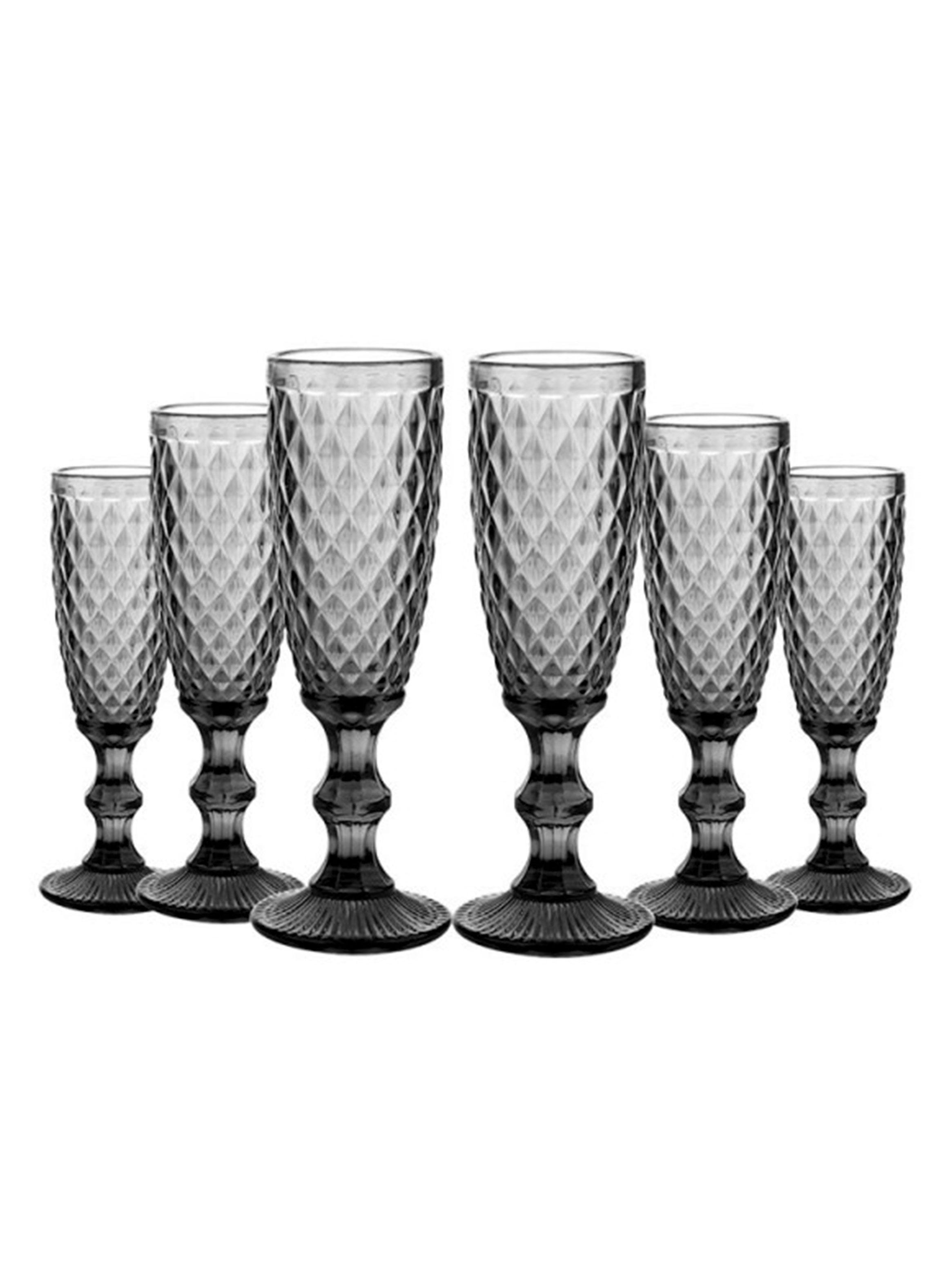 Set 6 Copa Champagne 150 ml Gris-0