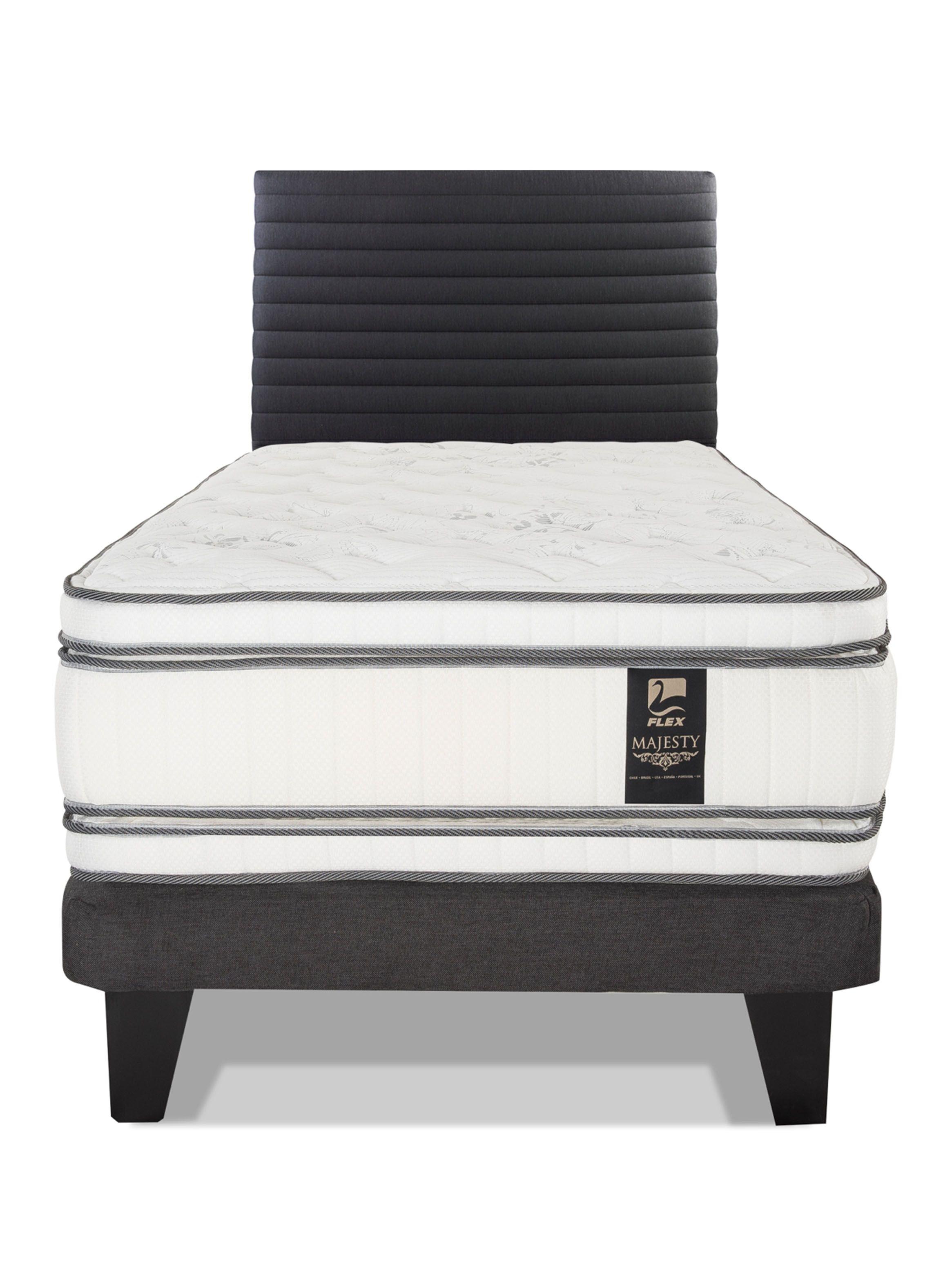 Cama Europea Majesty 1.5 Plazas + Respaldo Modern-2