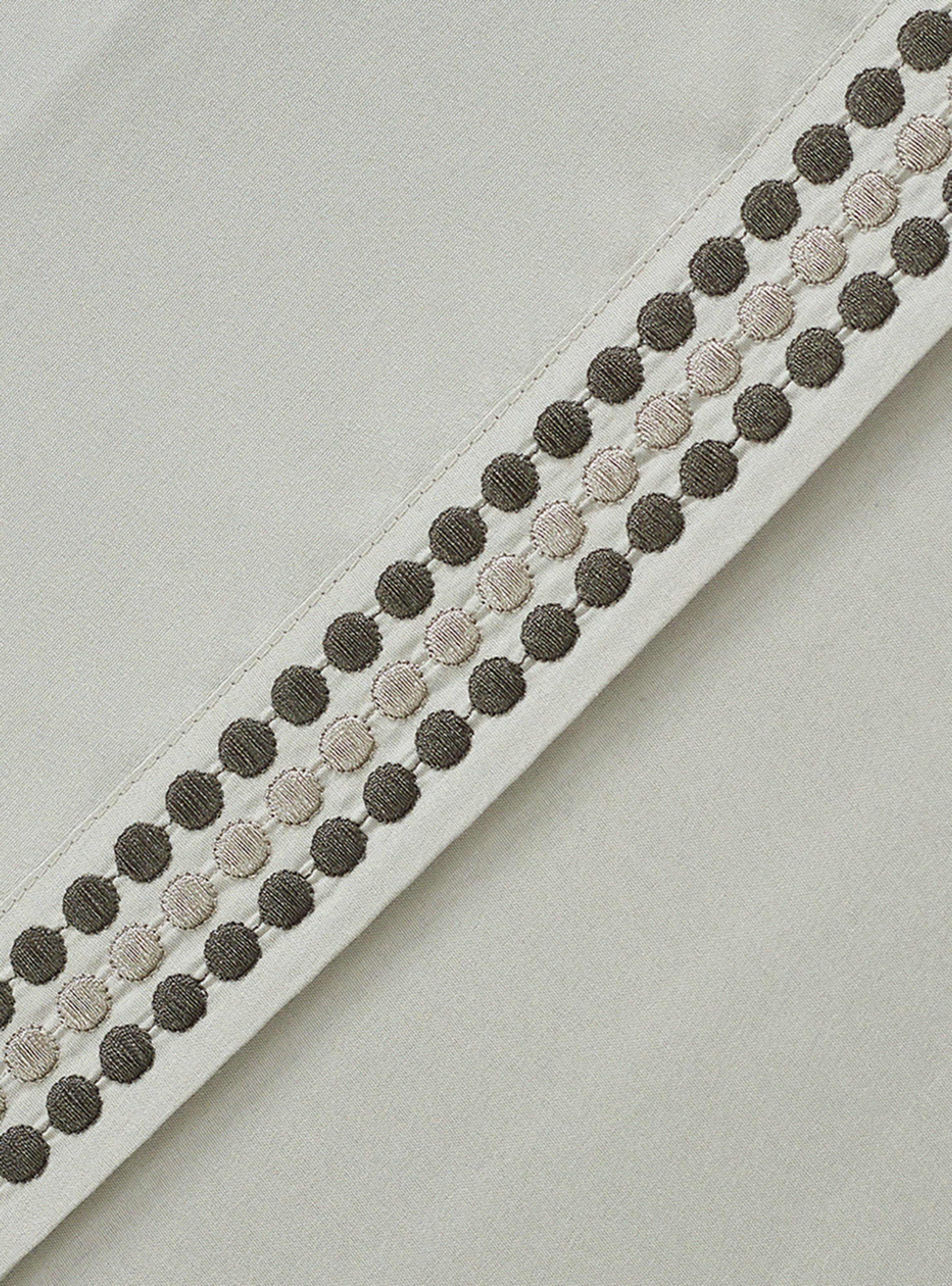 Juego de Sábanas Bordada Beige 1 Plaza-2