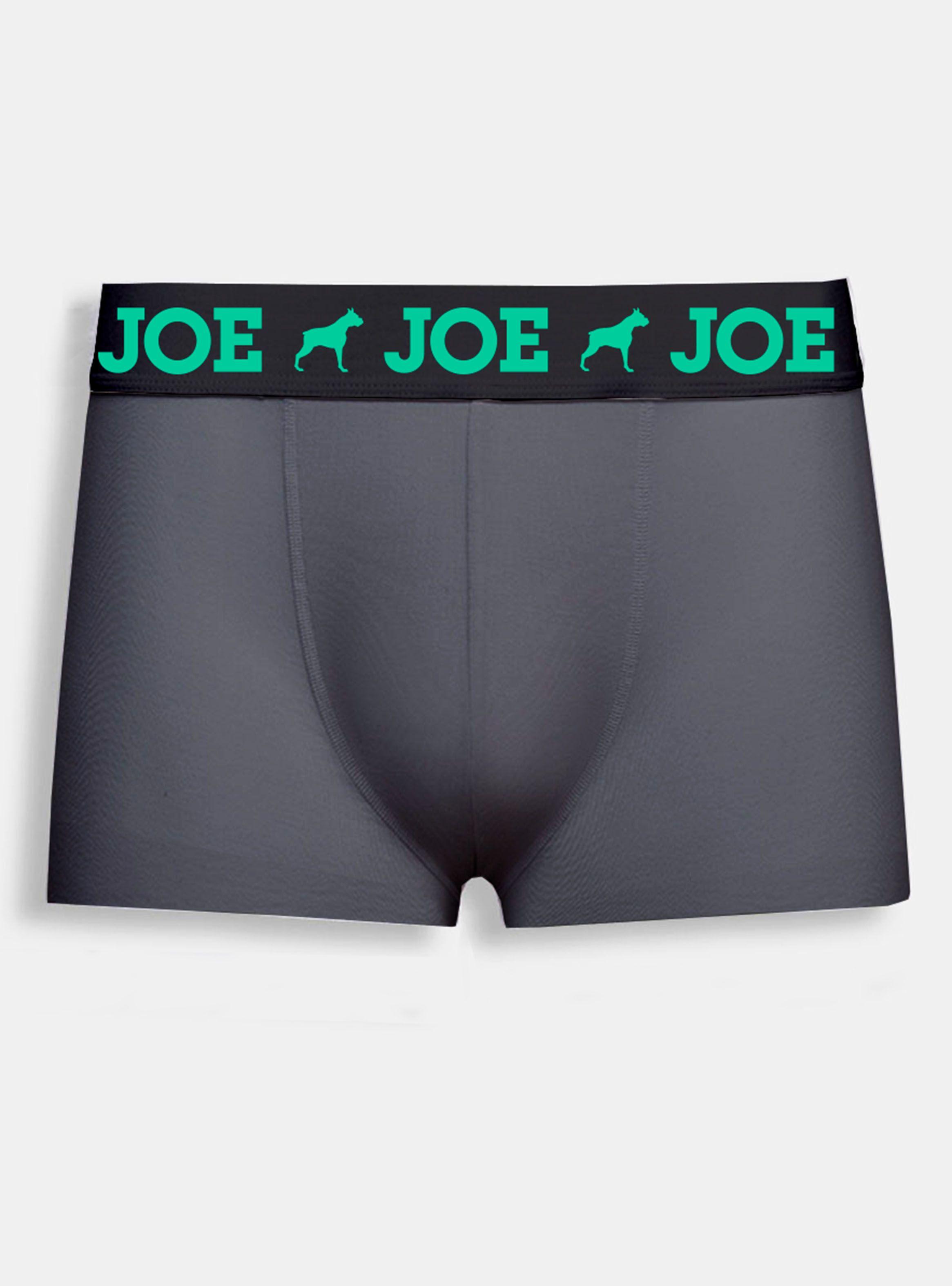 Pack 3 Boxer de Cadera Full Estampado y Liso de Joe Boxer