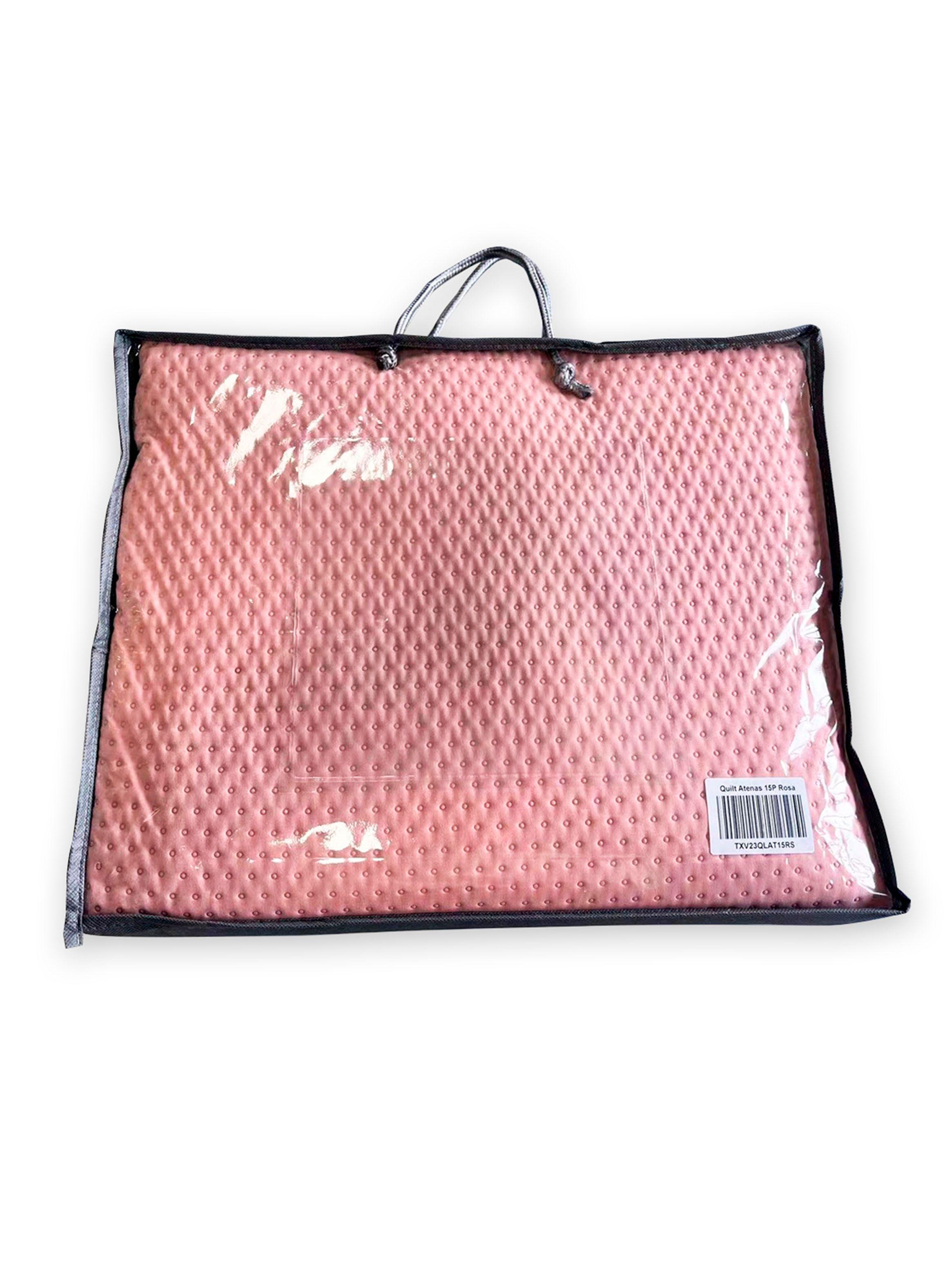 Quilt Atenas King Rosa-1