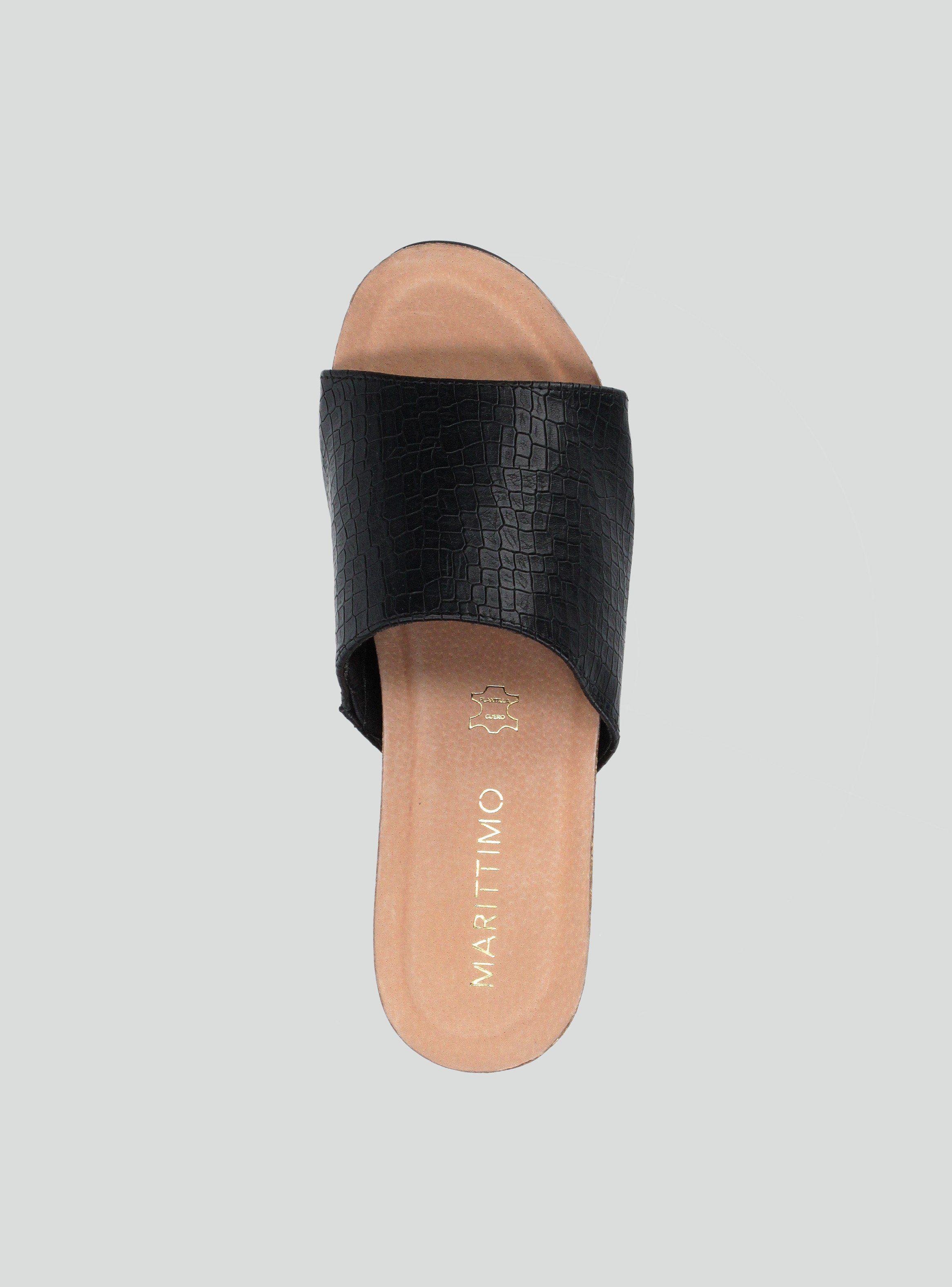 Sandalia Textura Croco Plataforma Mujer-3
