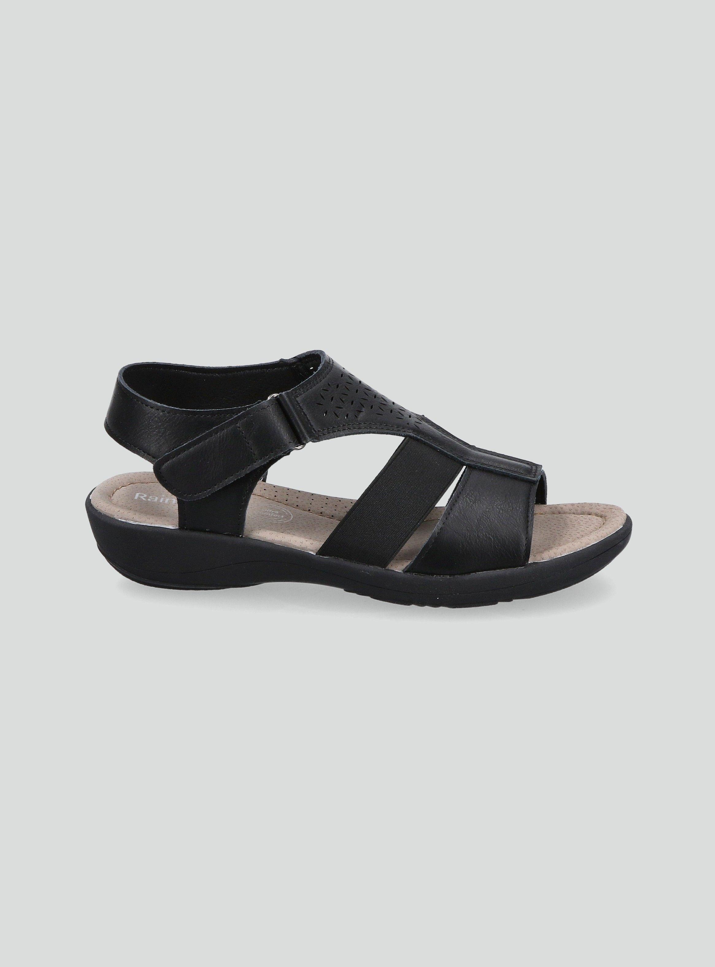 Sandalia Elastico y Diseño Calado Mujer-1