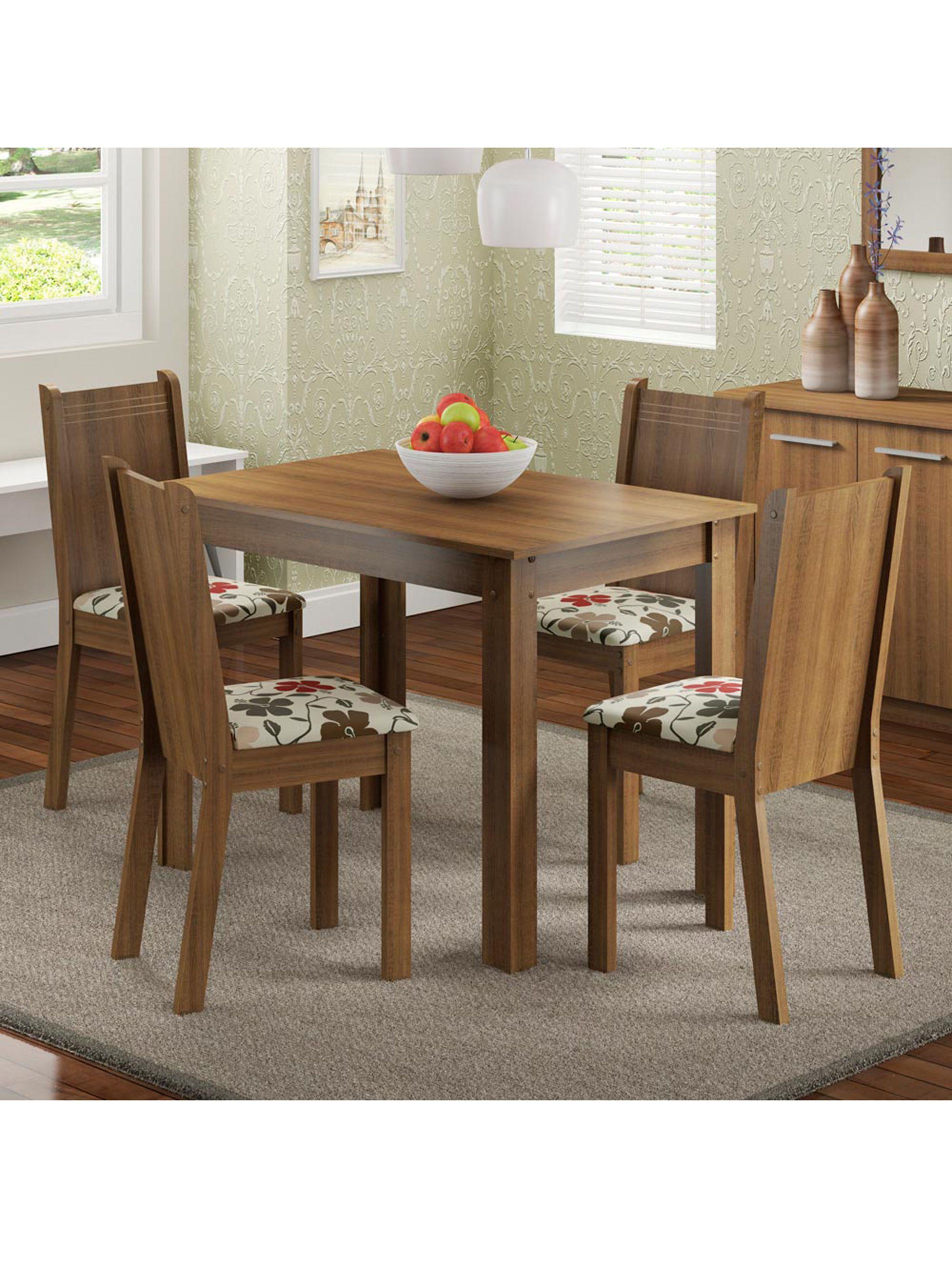 Juego Exit de Comedor Almendro + 4 Sillas-5