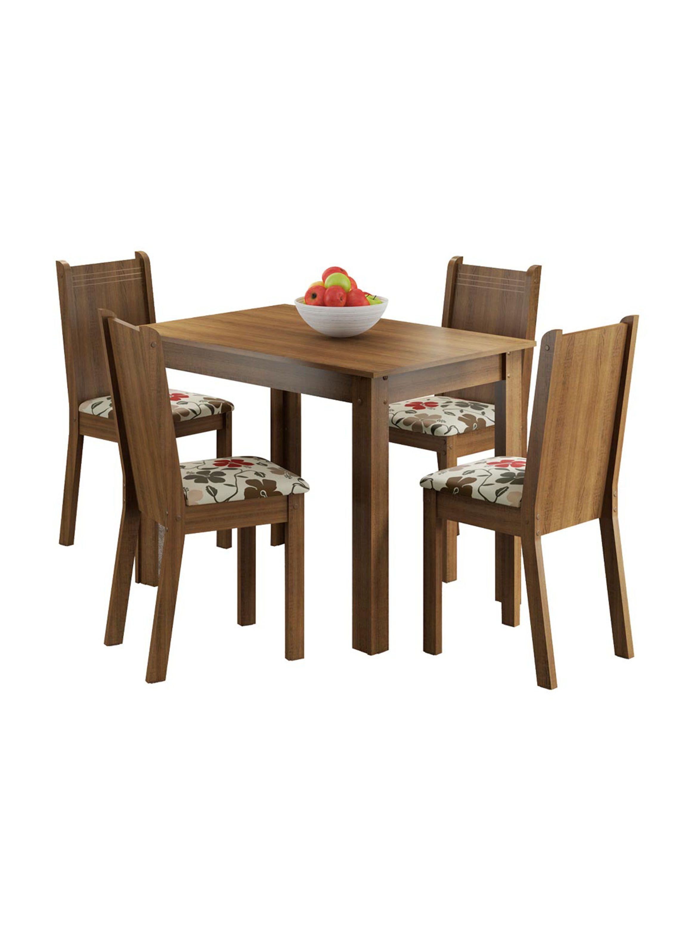 Juego Exit de Comedor Almendro + 4 Sillas-0