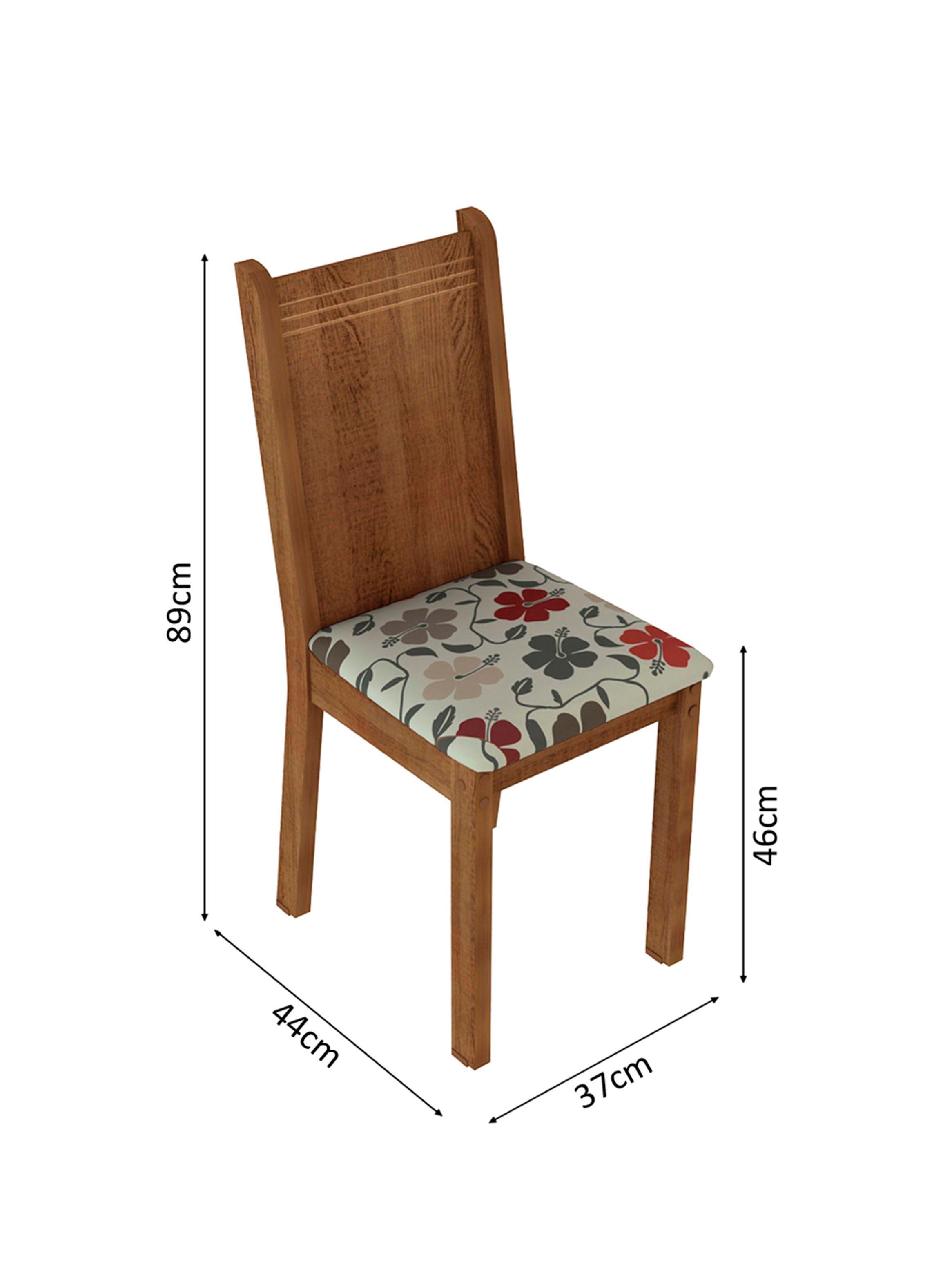 Juego Exit de Comedor Almendro + 4 Sillas-2