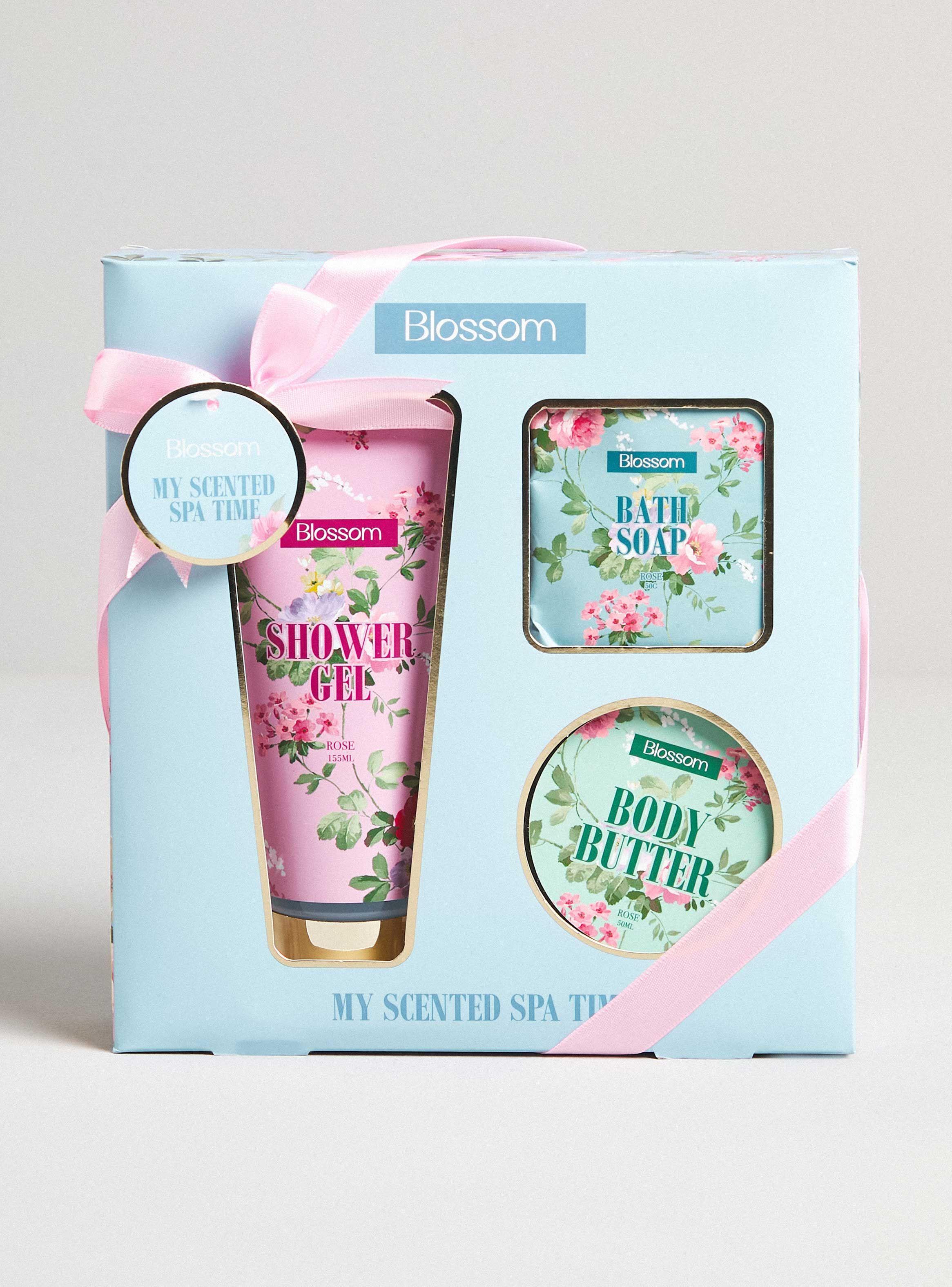 Set de Belleza Caja Floral Rose 3 Piezas-2