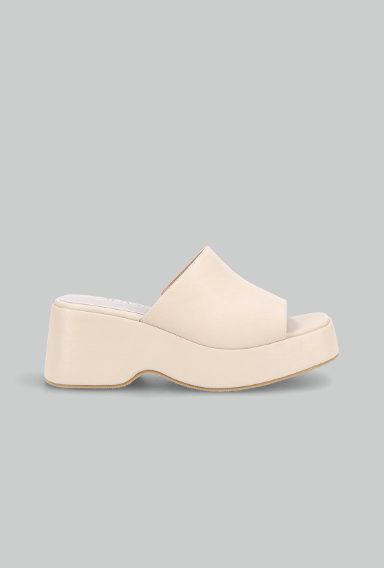 Sandalia Plataforma con Plantilla Cuero Mujer-4