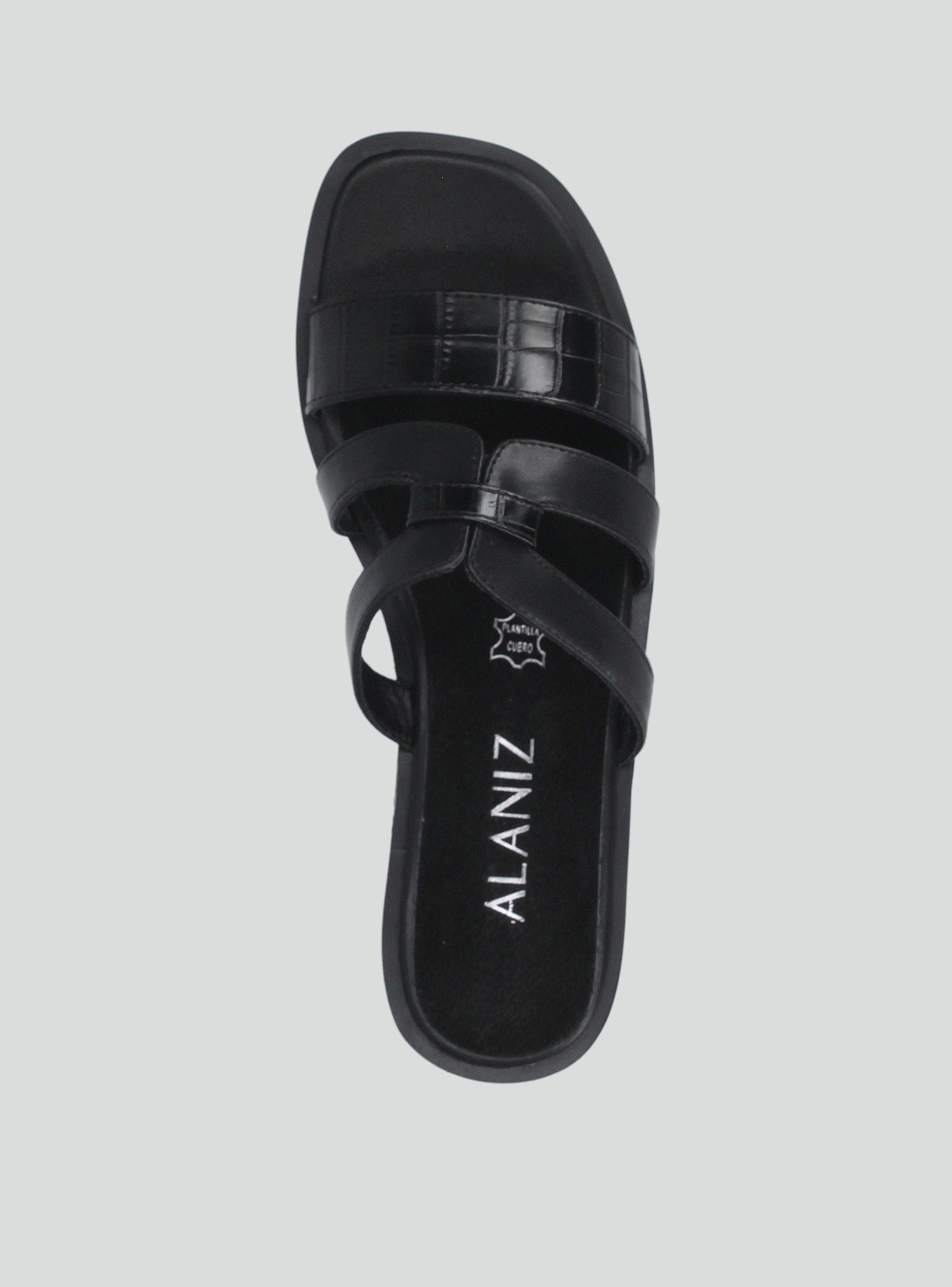 Sandalia Plana Straps Cruzadas Mujer-3