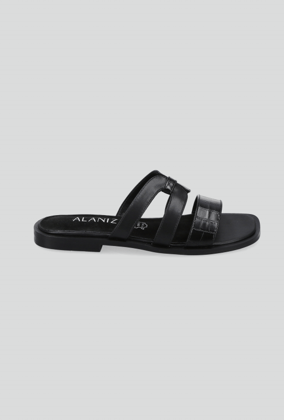 Sandalia Plana Straps Cruzadas Mujer-4